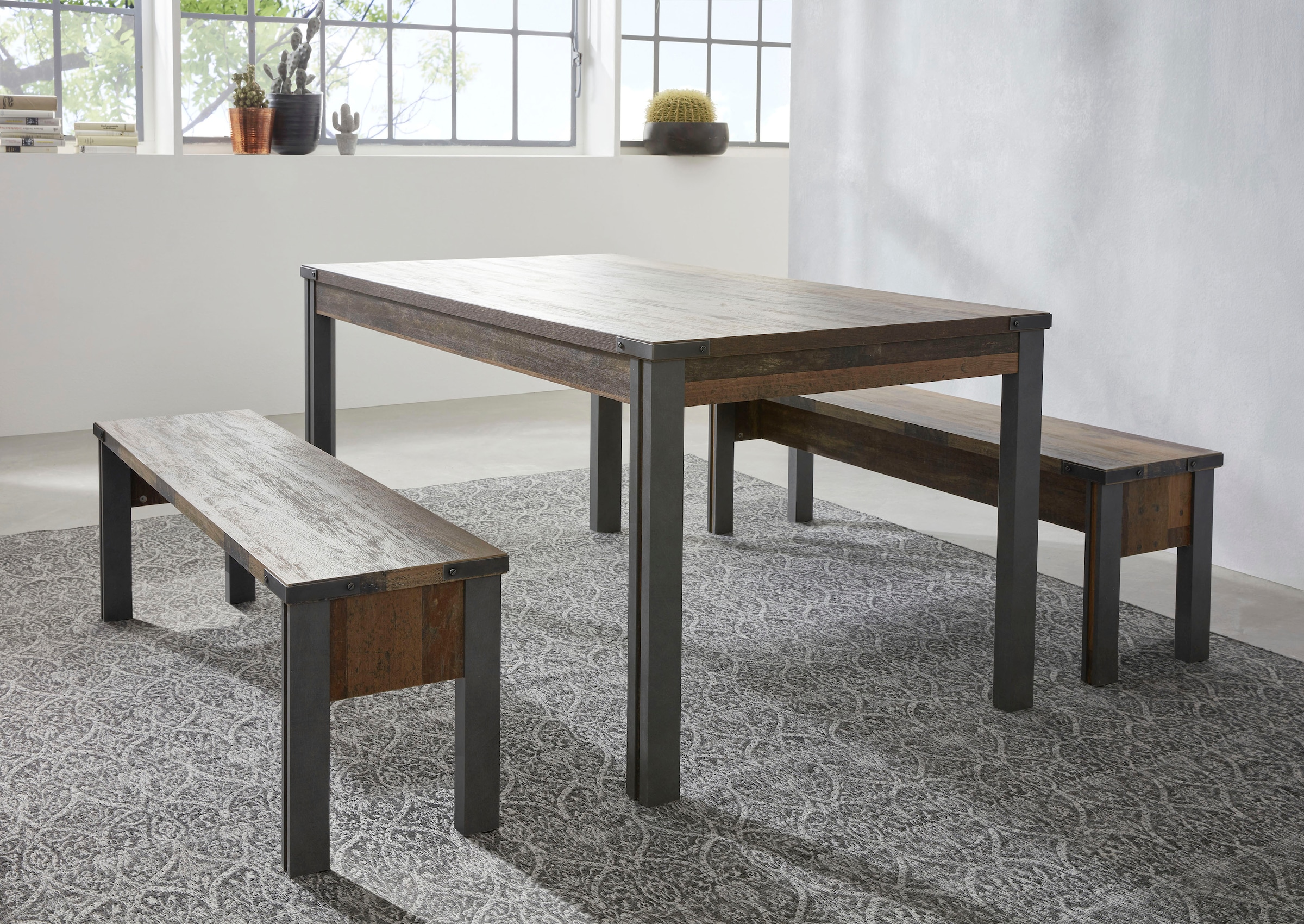 Home affaire Banc »Bristol« Esszimmerbank mit Platz für 2 Personen - (B/T/H) 140/35/44 cm