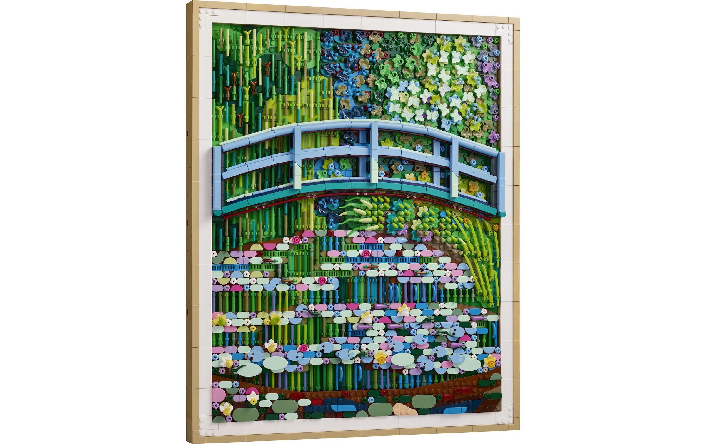 LEGO® Konstruktionsspielsteine »Claude Monet – Brücke über einen Seerosenteich (31220), LEGO ART«