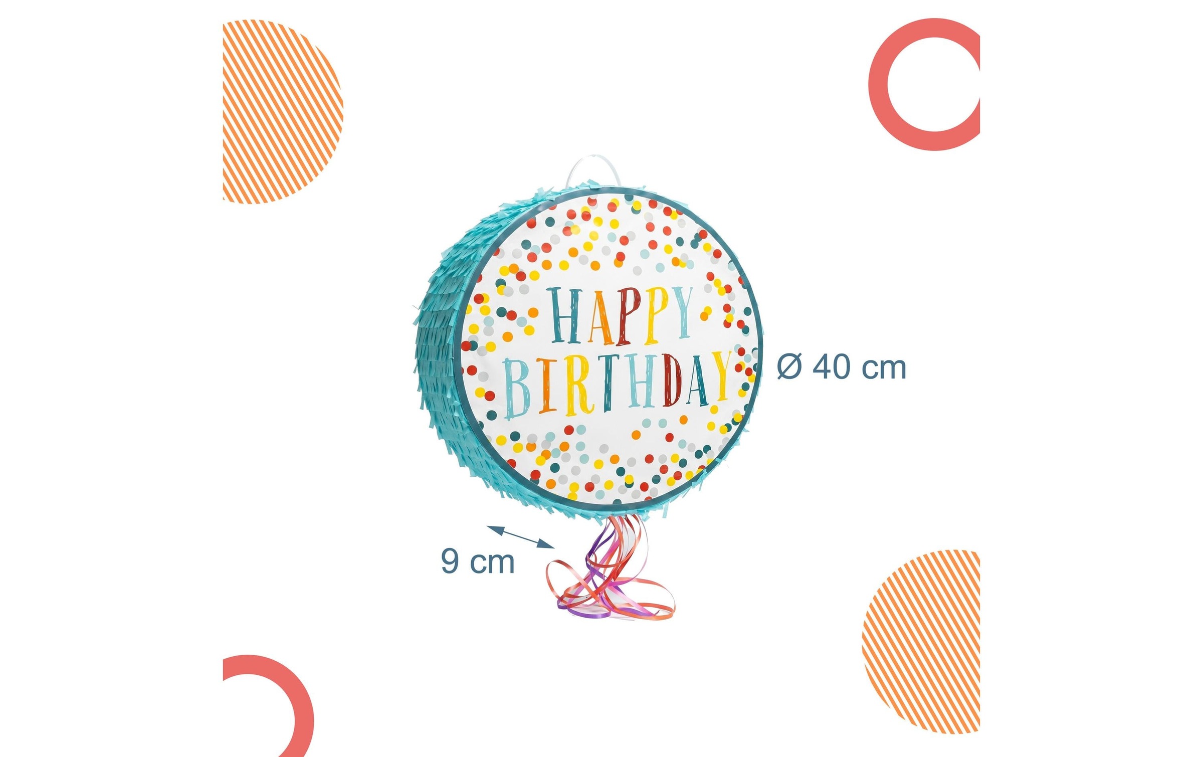 relaxdays Pinata »Geburtstag«