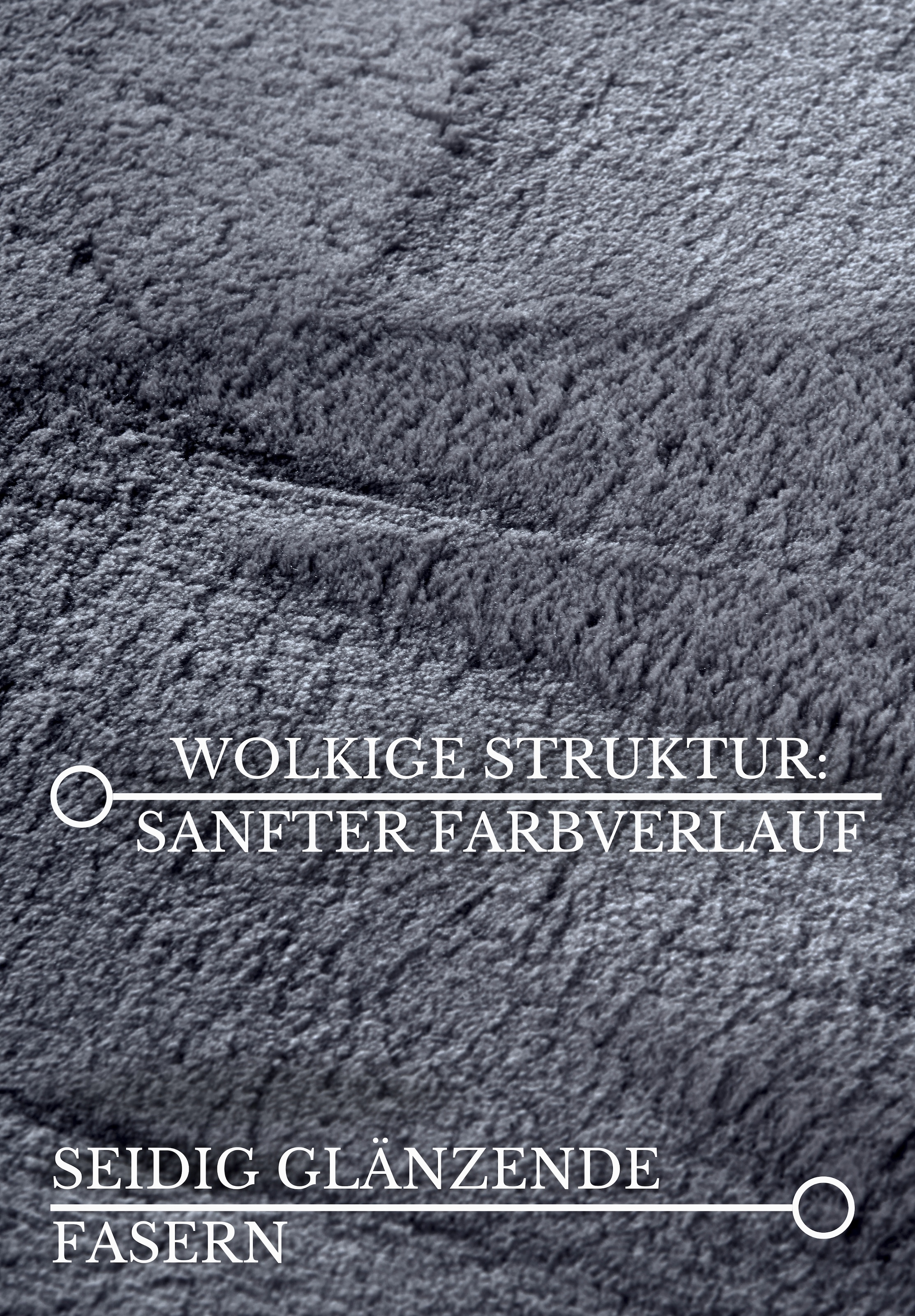 Villeroy & Boch Tapis »Leon« Rectangulaire 15 mm Höhe Langflor, Shaggy, uni, flauschig weich, glänzend, Kaninchenfell Haptik