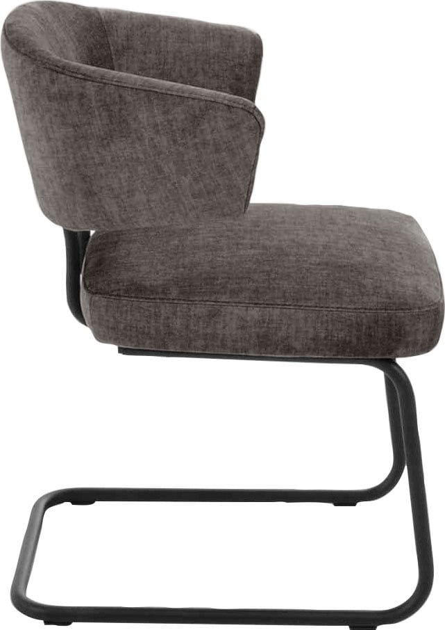 K+W Komfort & Wohnen Chaise cantilever »Mikkado Tube« () 1 cuisdos arrondi, structure tubulaire ronde, entretoise, confort d'assise