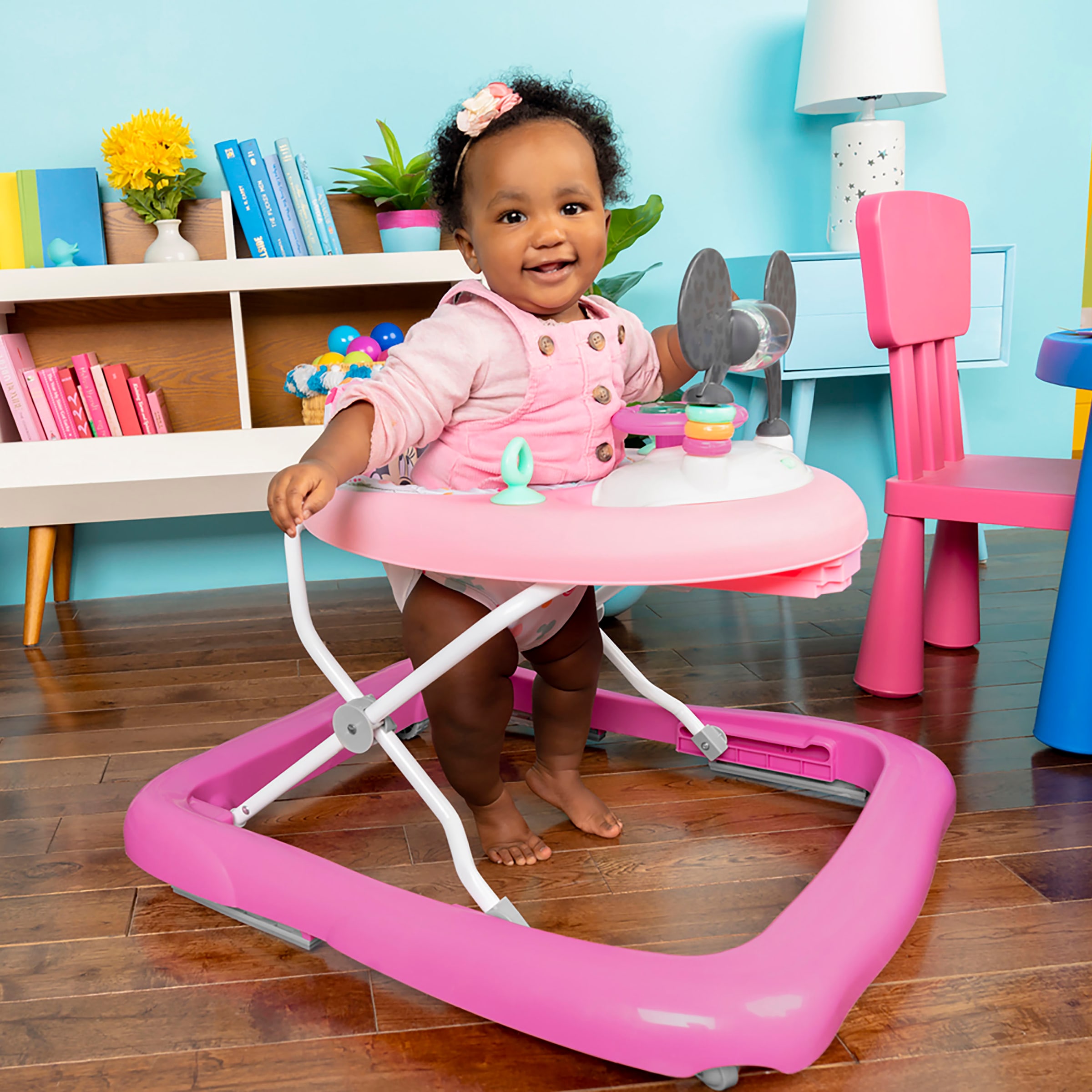 Bright Starts Lauflernhilfe »MINNIE MOUSE Tiny Trek™ Walker, Forever Besties™, 2-in-1 Walker« mit Licht und Sound