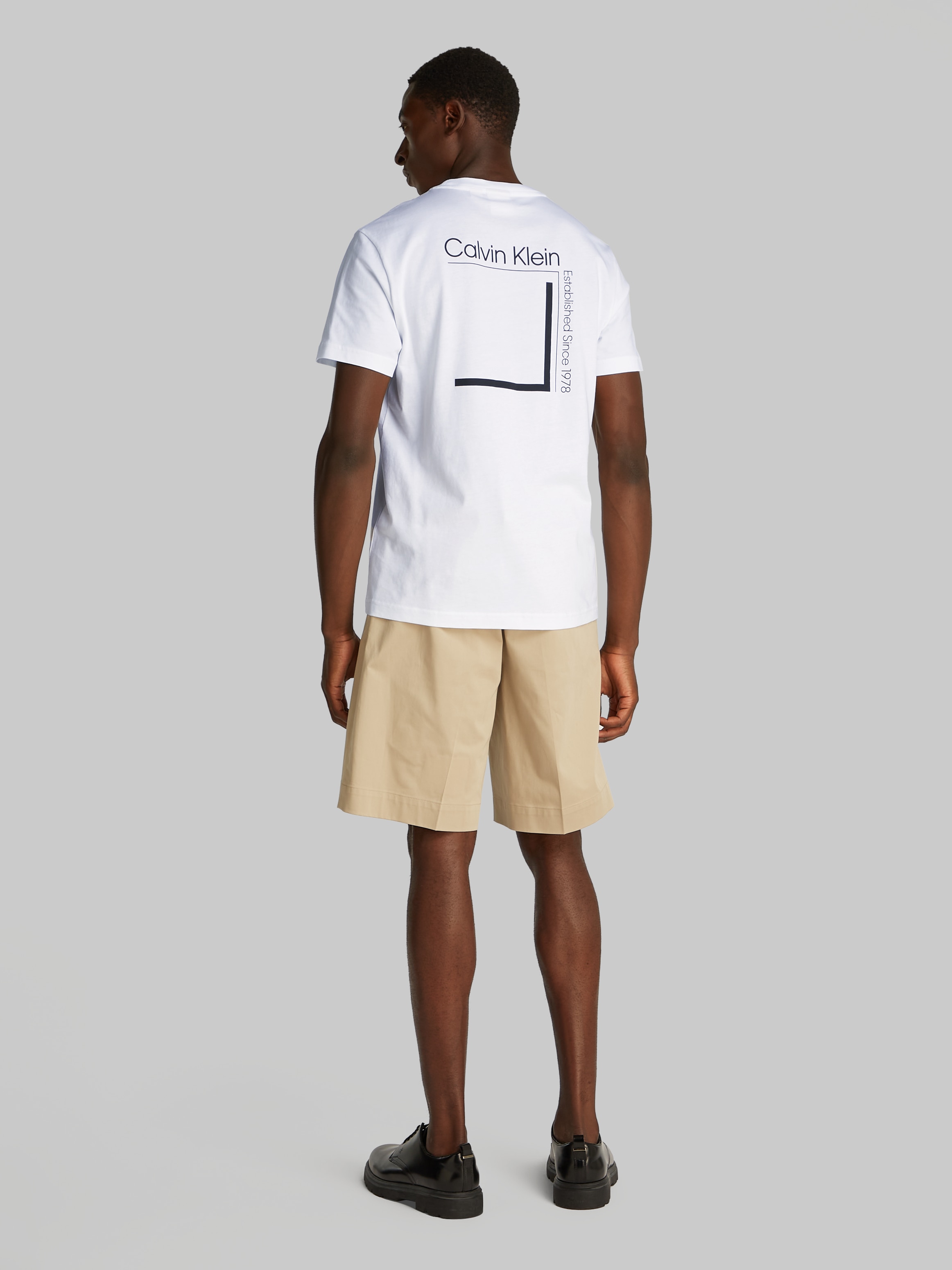 Calvin Klein T-shirt »CP-LINEAR BOX LOGO T-SHIRT« in Unifarbe