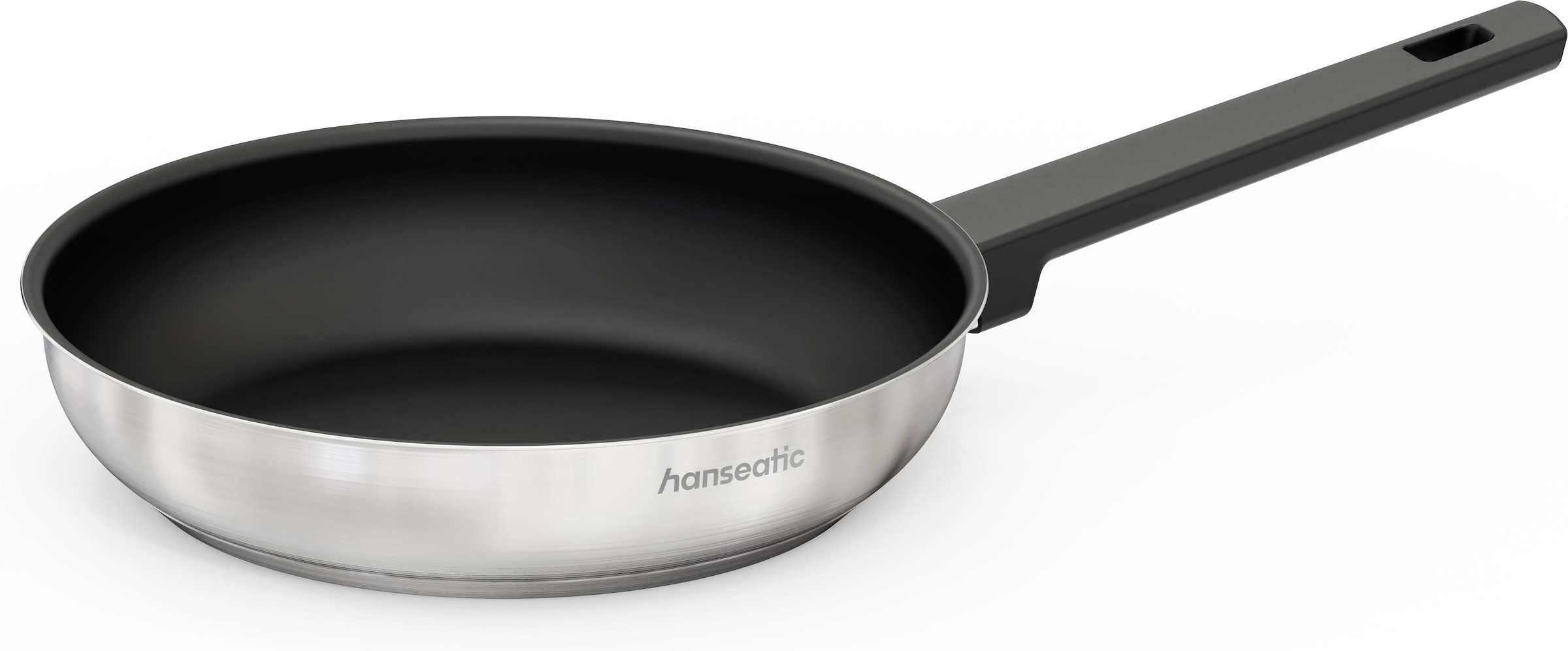 Hanseatic Pfannen-Set »SMART« Edelstahl 18/10 Set, 1x Pfanne Ø 24 cm und 28 cm, 2 tlg. Pfannen mit Antihaftbeschichtung, für alle Herdarten, inkl. Induktion