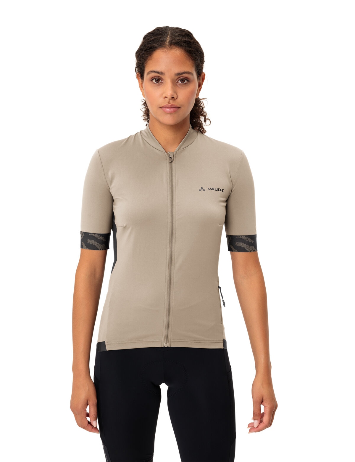 VAUDE Maillot de cyclisme »Wo Kuro FZ Tricot II« manches courtes, respirant, séchage rapide, col rond