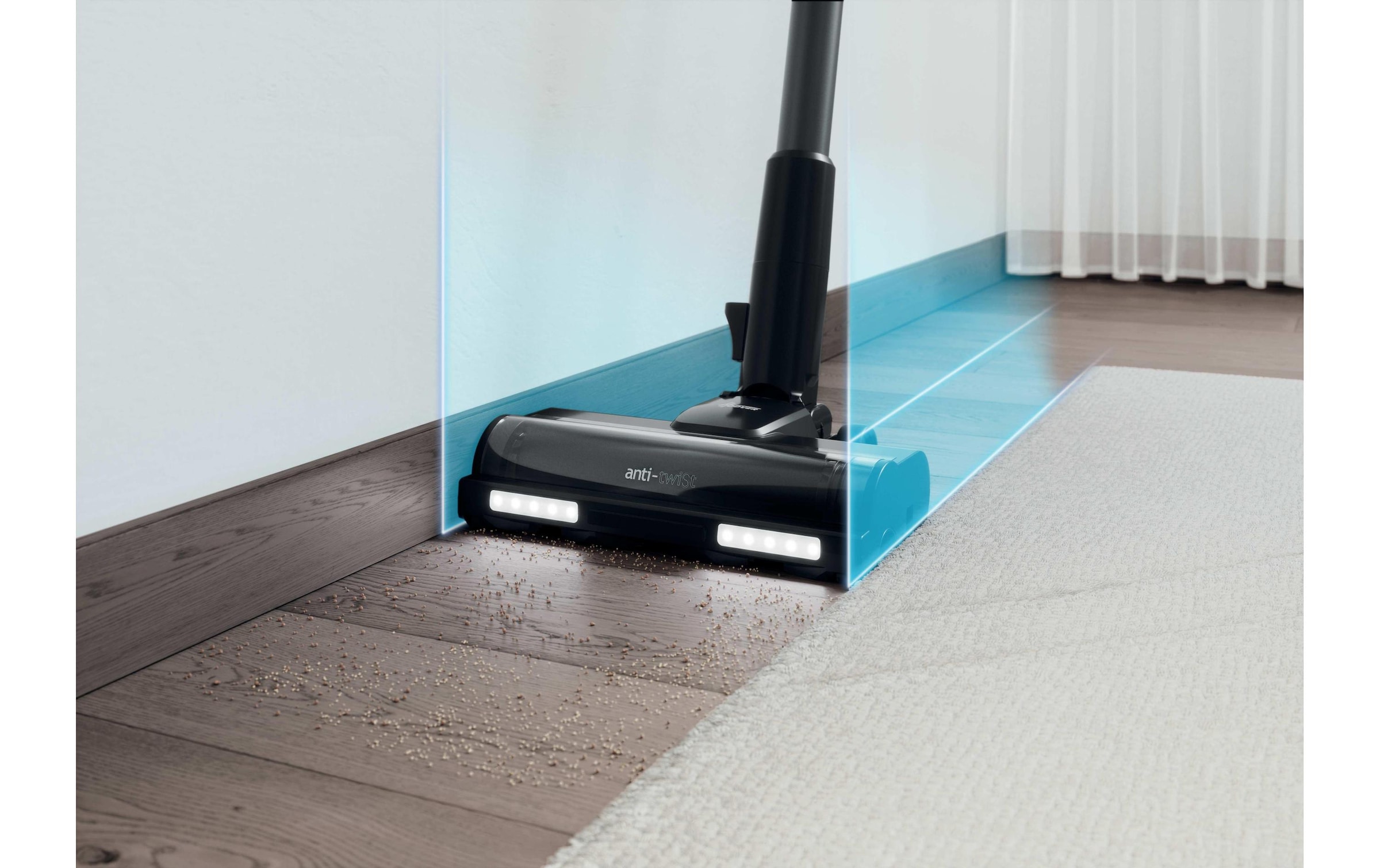 Hoover Akku-Hand-und Stielstaubsauger »HF610H 11« Kabelloser Staubsauger mit intelligenter Bodenerkennung