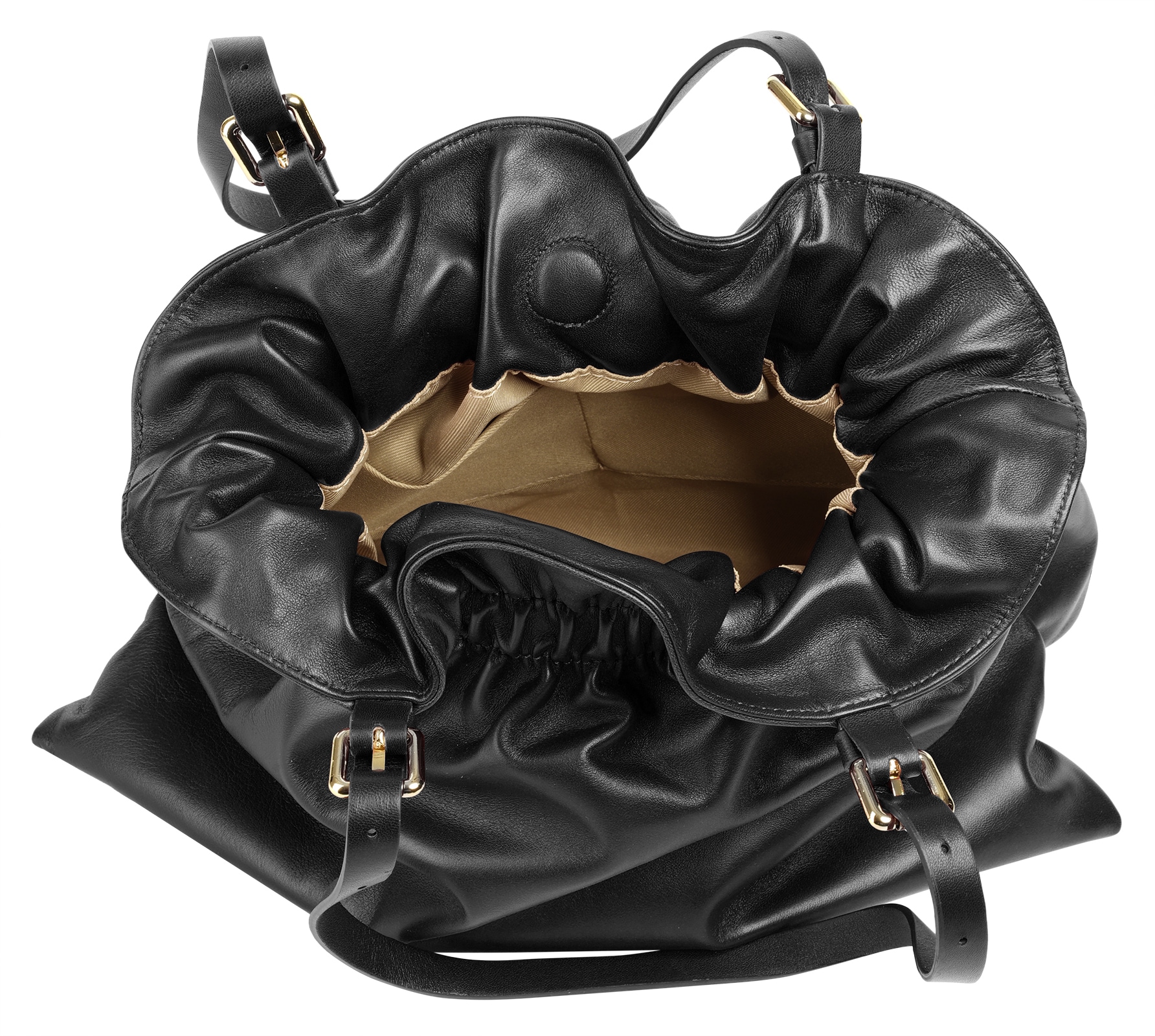 Samantha Look Shopper echt Leder, Made in Italy