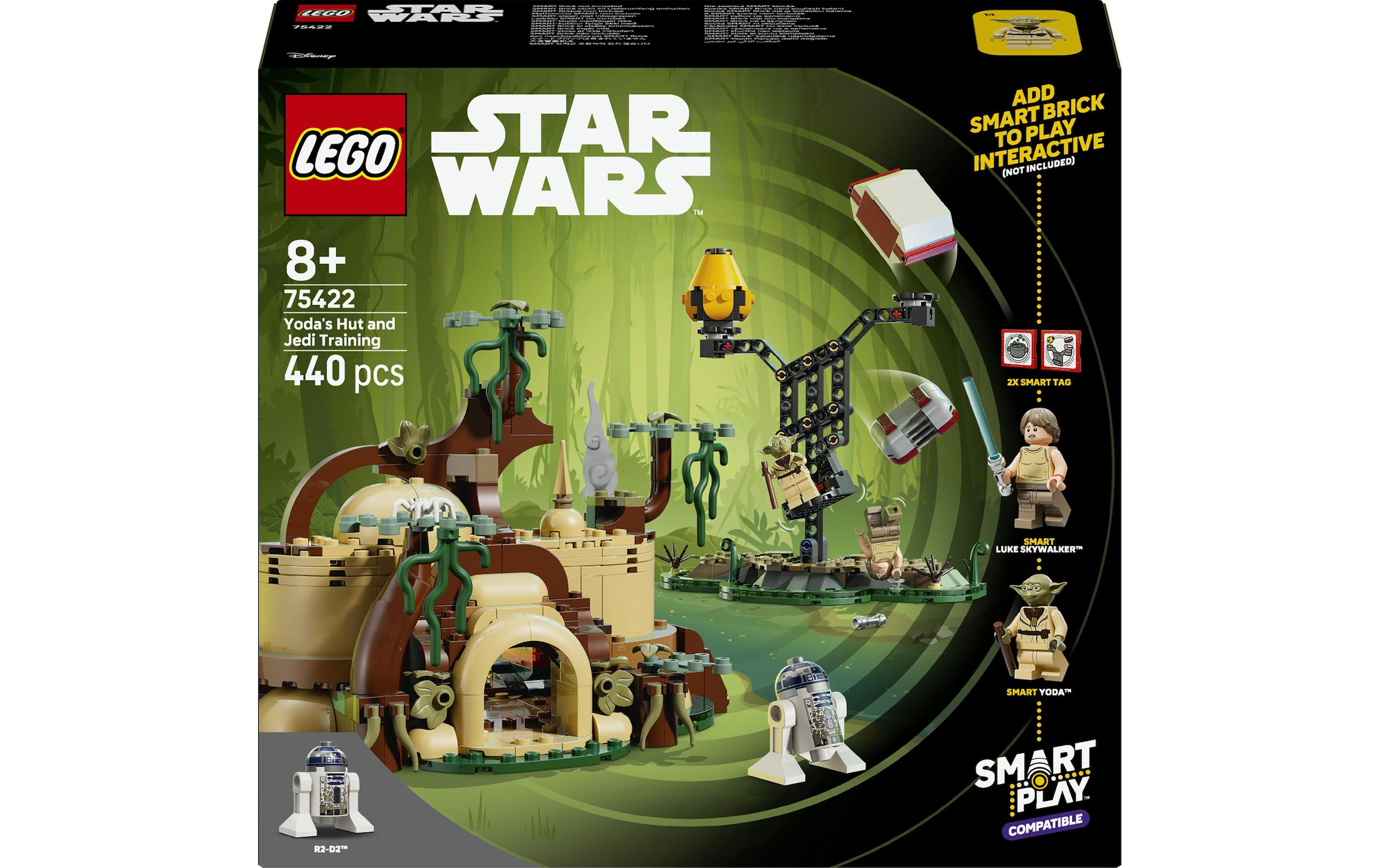 LEGO® Pions de construction »SMART Play: Jedi-Training an Yodas Hütte (75422), LEGO Star Wars ™« Mit SMART Brick kombatibel (nicht im Lieferumfang enthalten)