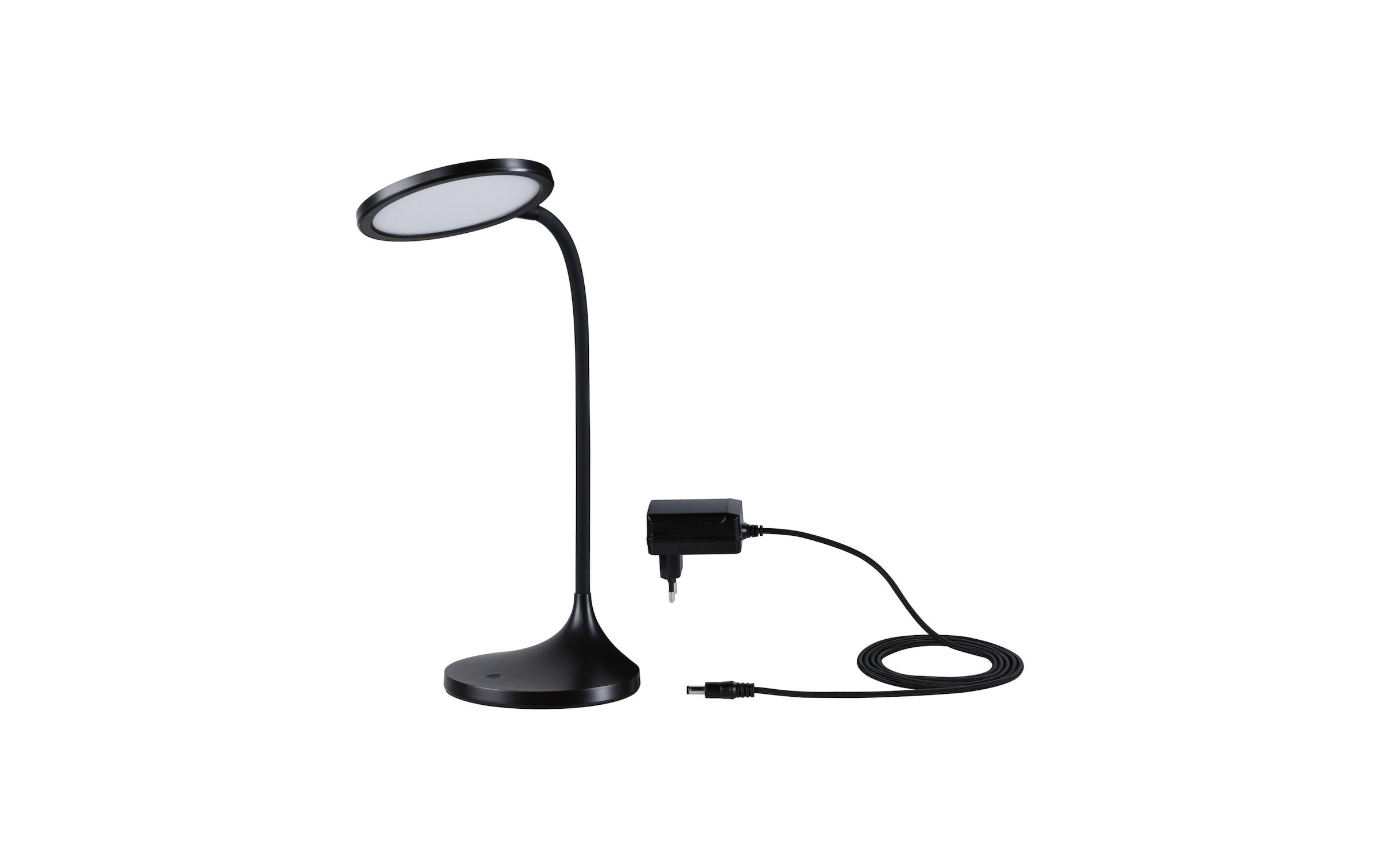 Paulmann LED Schreibtischlampe »Paulmann Schreibtischleuchte Schwarz, matt« LED-Modul warmweiss