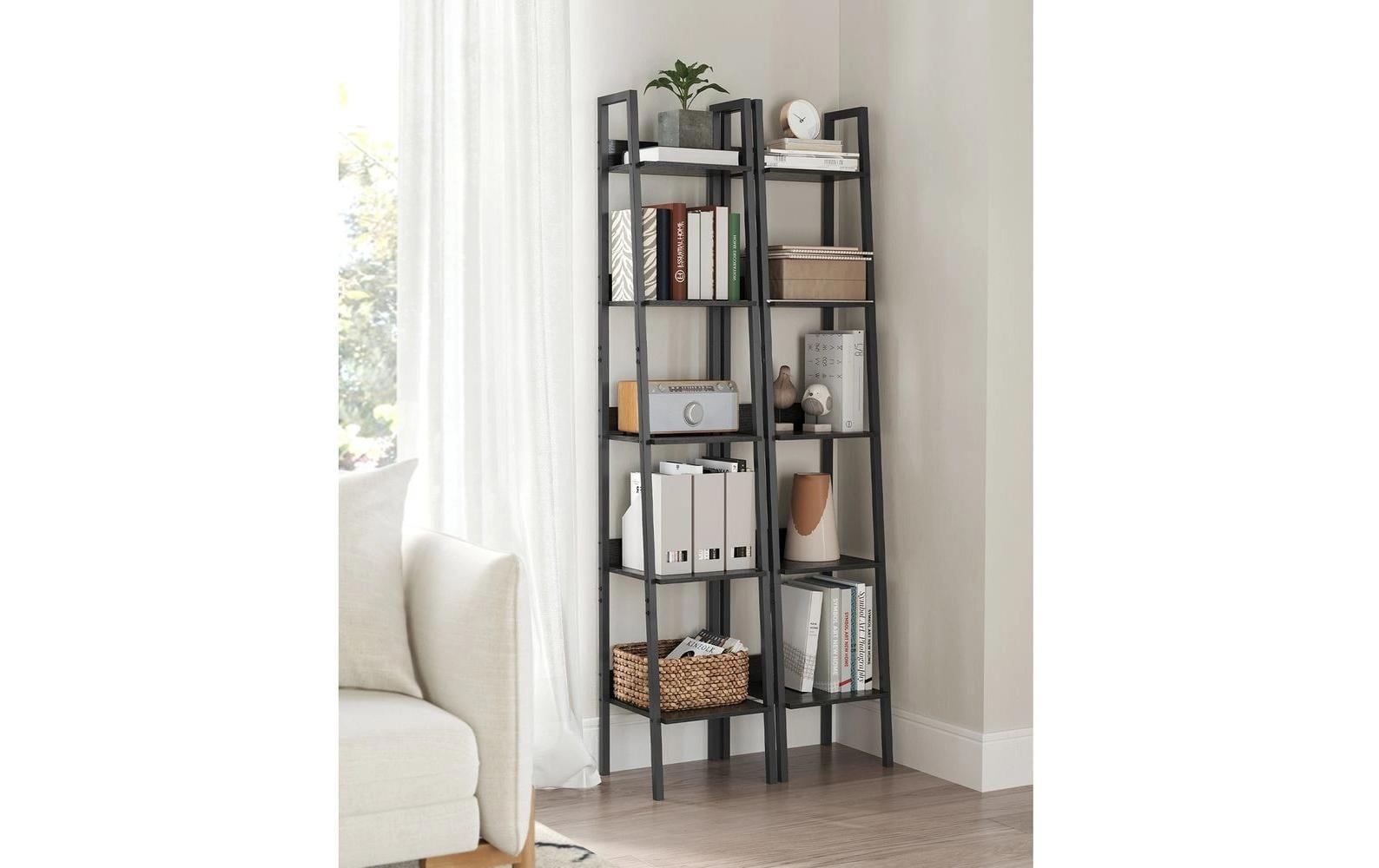 VASAGLE Étagère »5 Ablagen 33.8 x 170 cm«