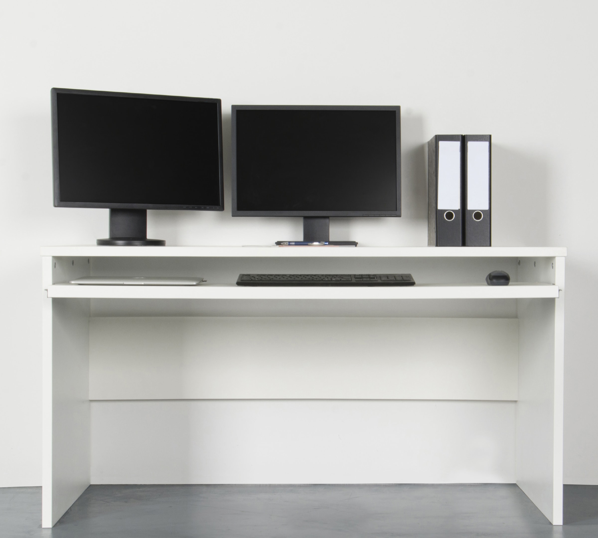 VOGL Möbelfabrik Bureau »Barrie mit 2-farbigem Tastaturauszug« in 2 Breiten, 2,5 cm Tischplattenstärke, Made in Germany