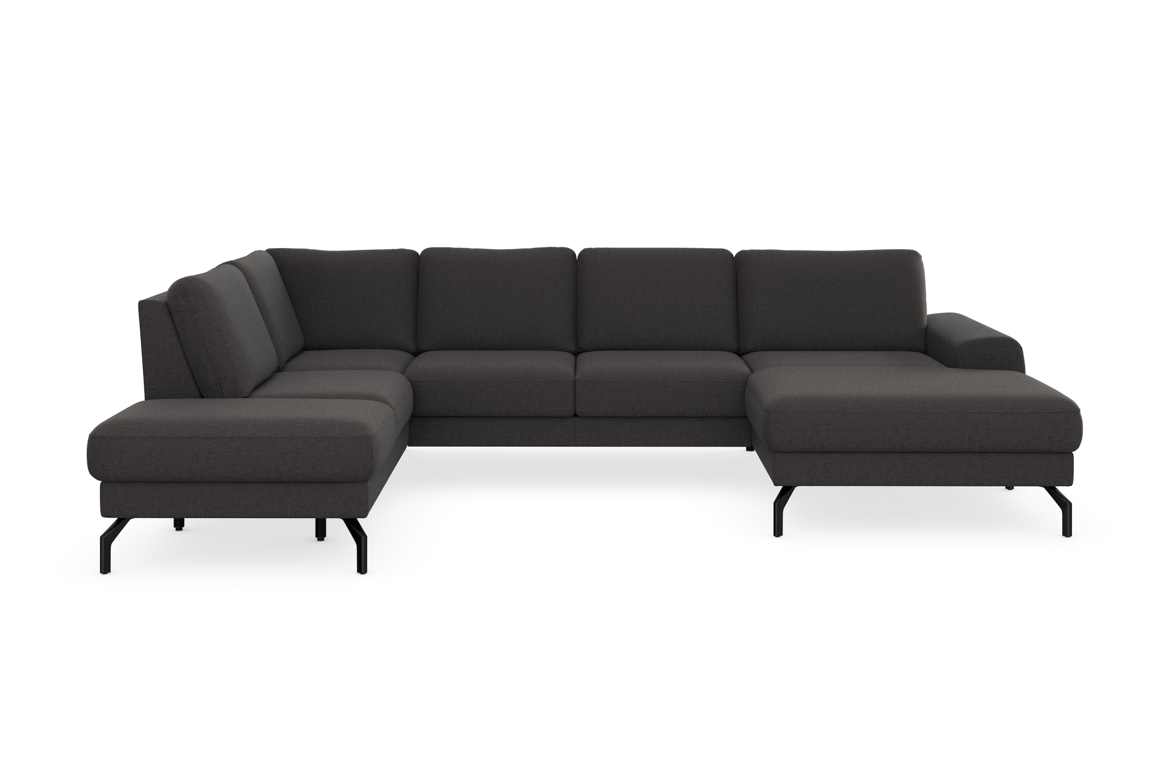 sit&more Wohnlandschaft »Cinturo U-Form« inklusive Sitztiefenverstellung und Federkern, Sitzhöhe 48 cm