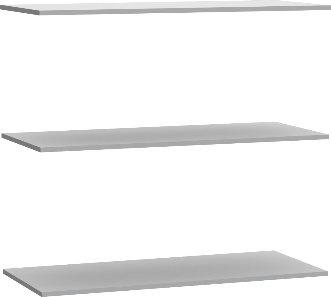FORTE Tablette de rangement Set de 3, largeur 97,8 cm