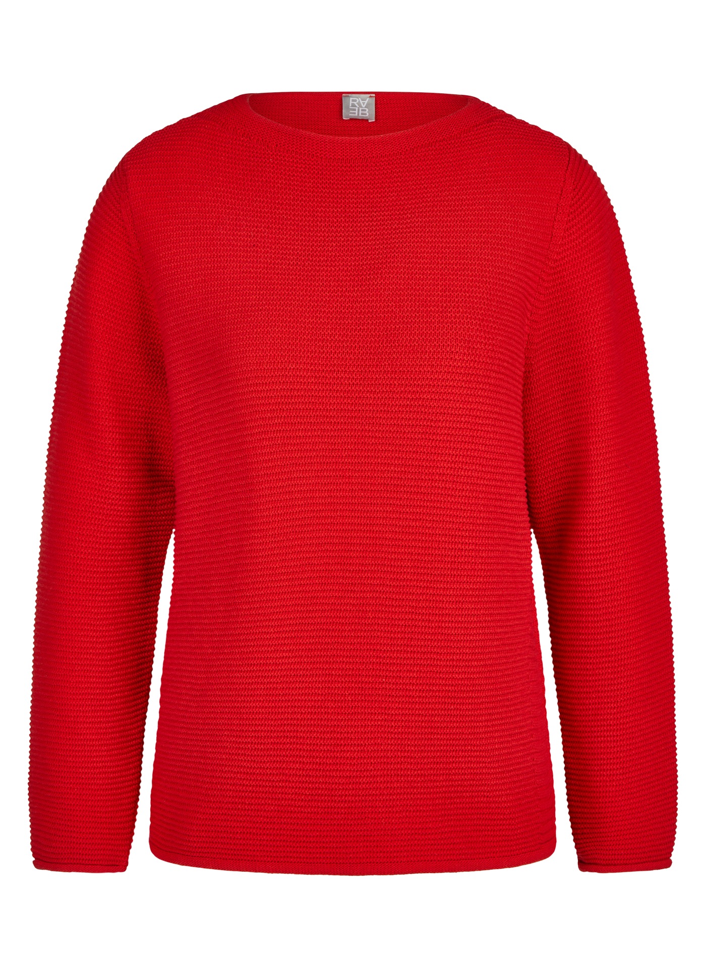 Rabe Pull en tricot avec texture fine / col rond
