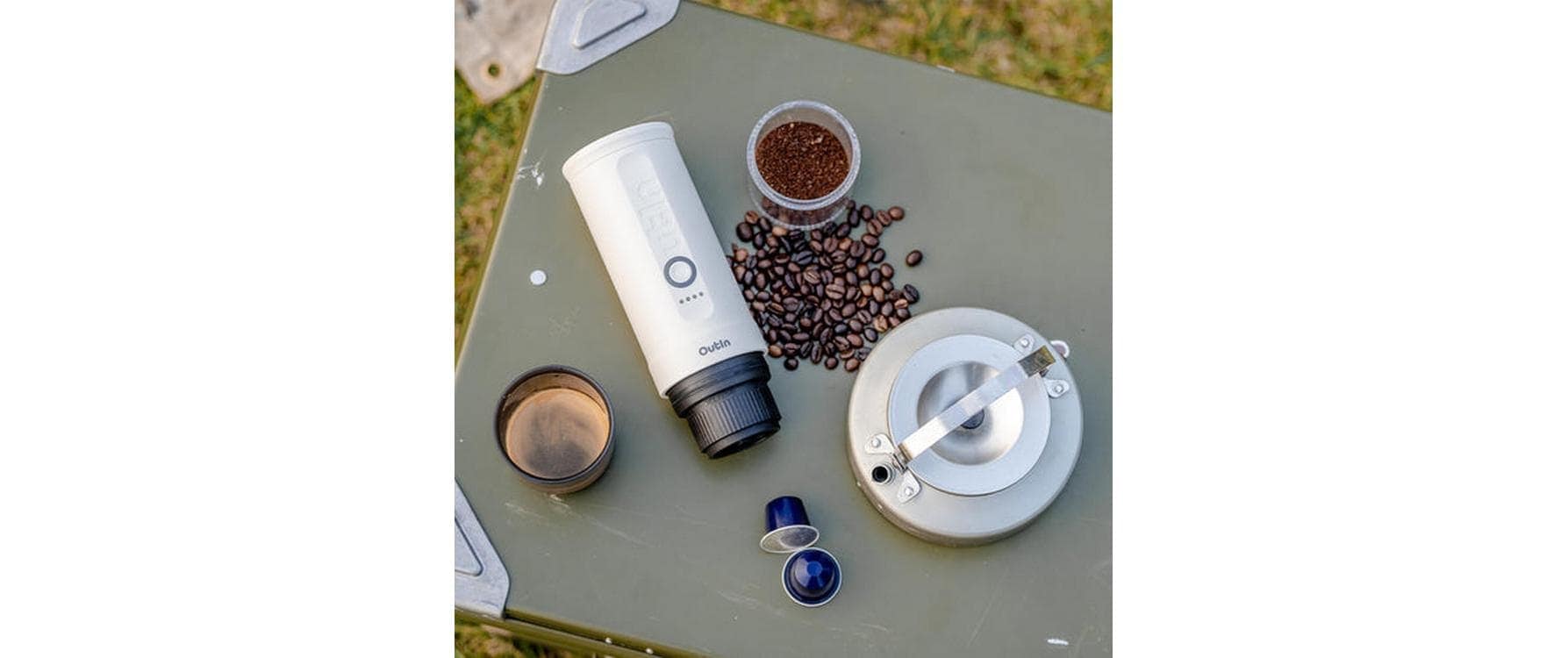   Reisekaffeemaschine »OUTIN Nano« Tragbare Espressomaschine