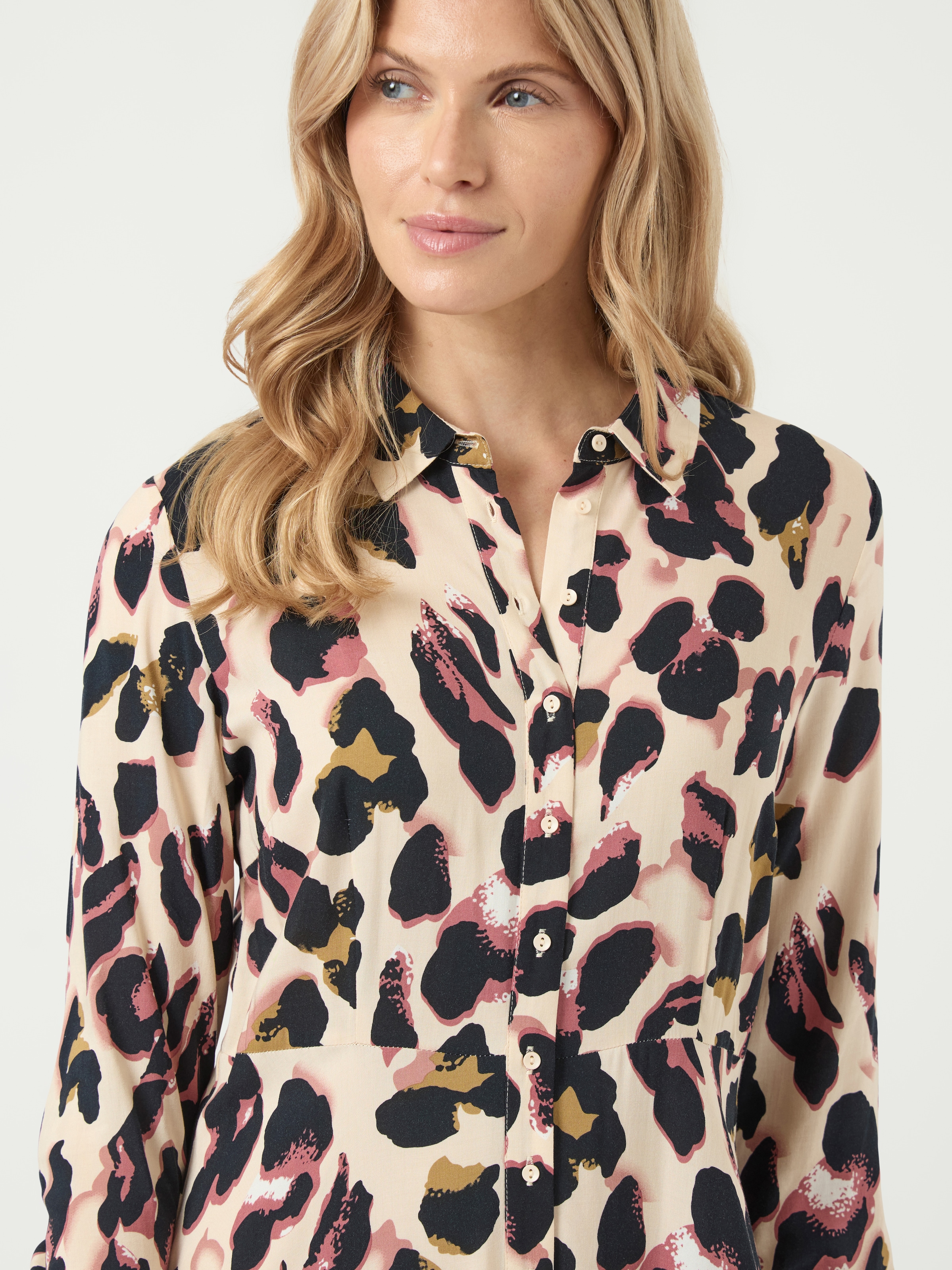 Y.A.S Robe chemisier »YASSAVANNA LONG SHIRT DRESS« Viskose, loose fit