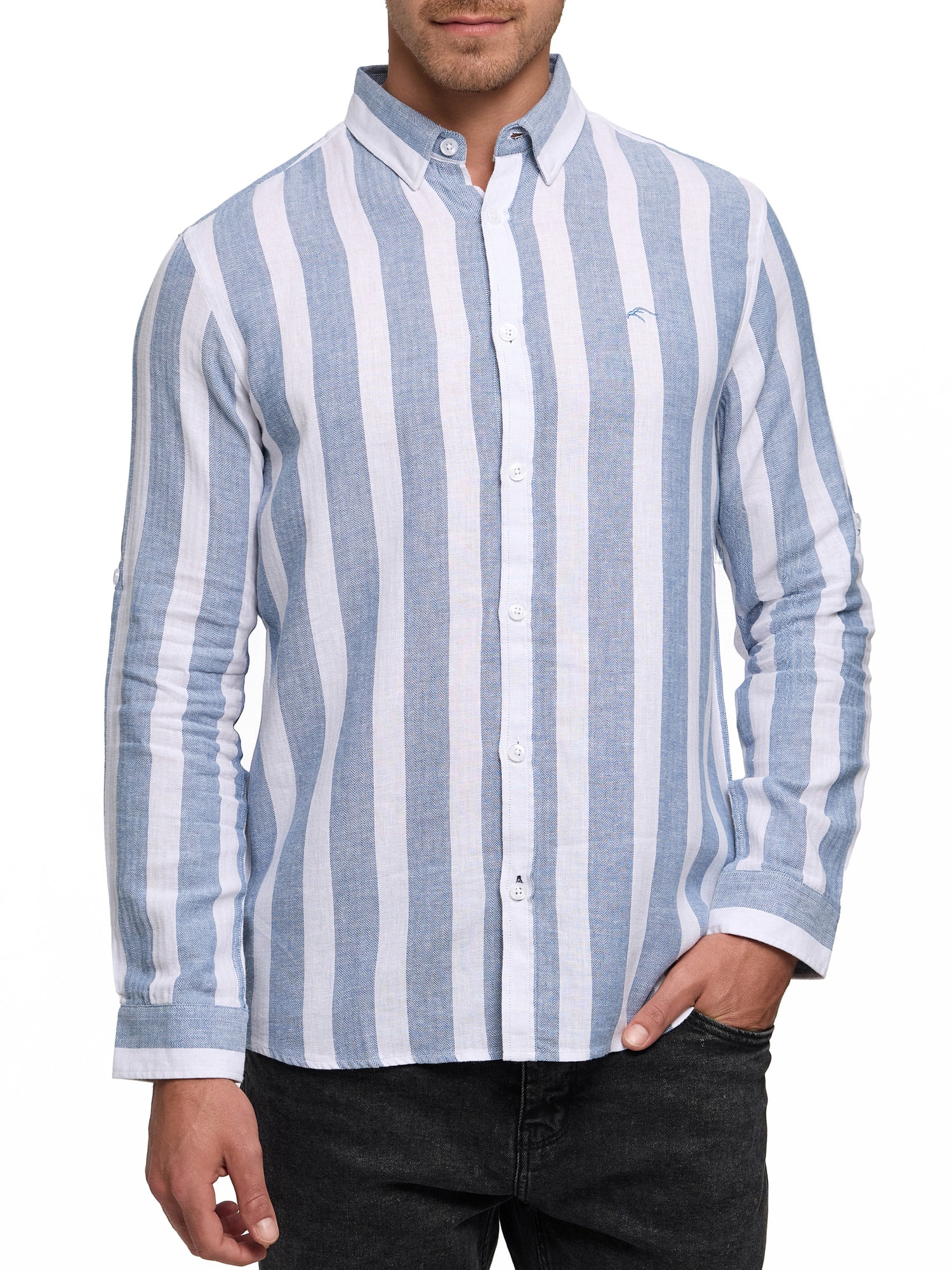 Indicode Langarmhemd »INDonuld«