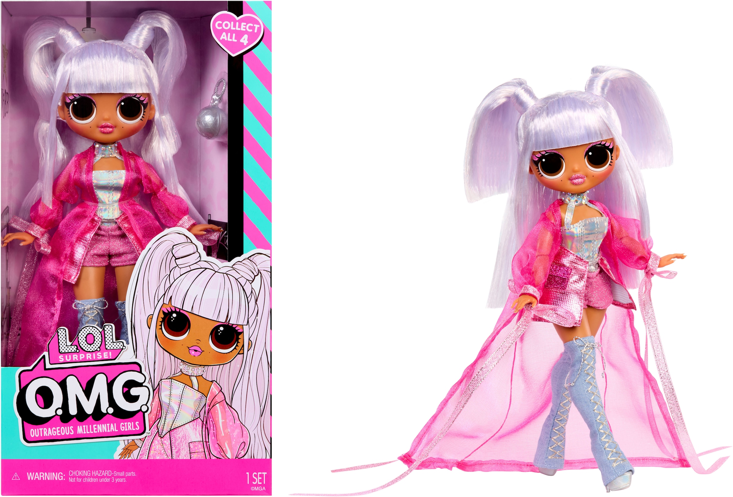 L.O.L. SURPRISE! Anziehpuppe »L.O.L. Surprise OMG Entry Doll - Kitty K«