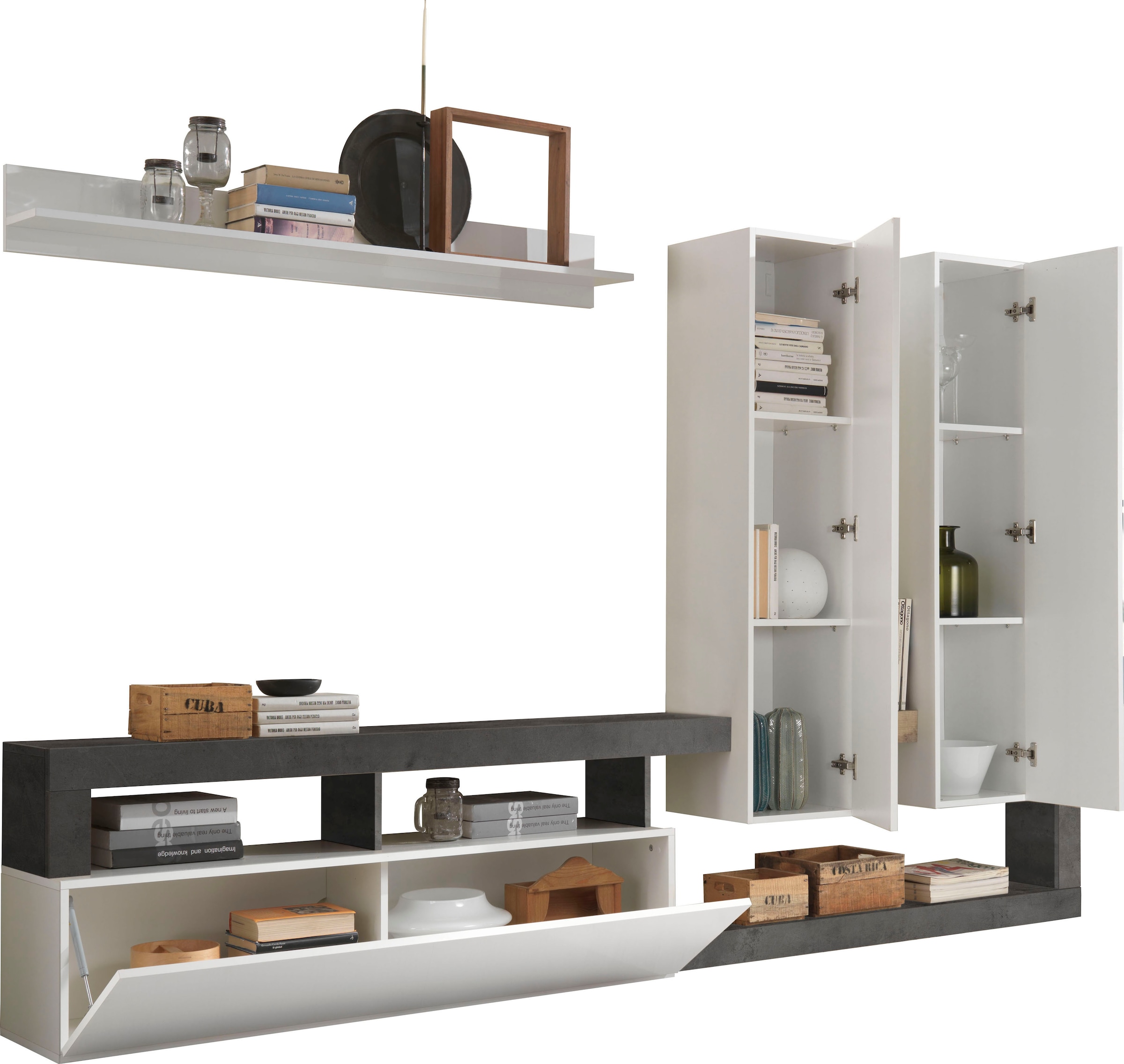 INOSIGN Meuble mural »Hamburg« Set, 4 cuis tlg.