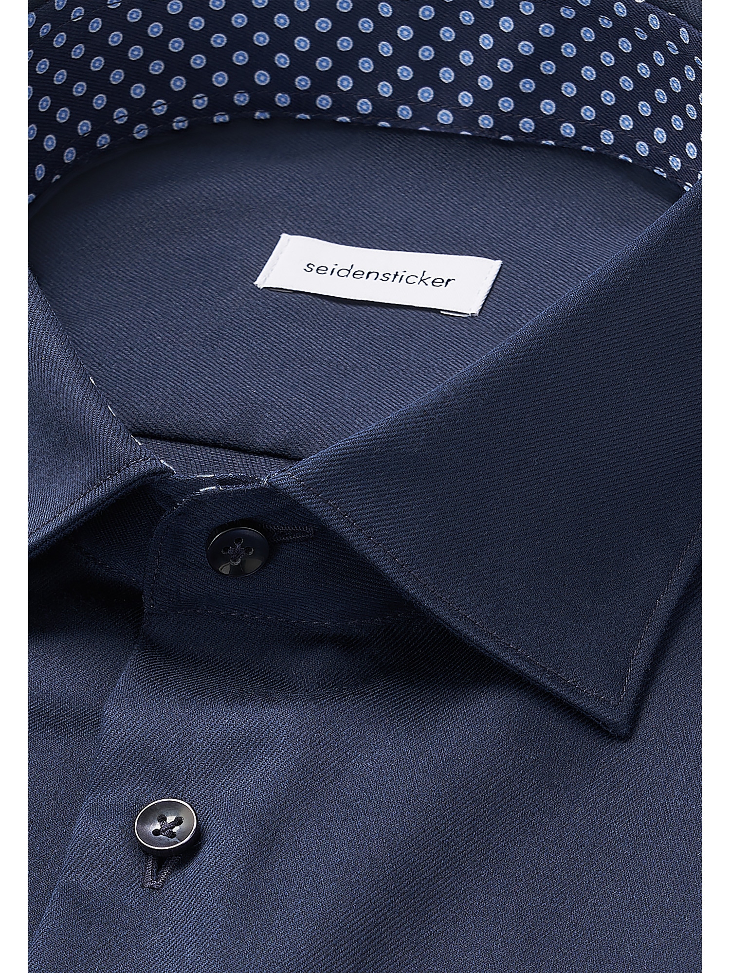 seidensticker Businesshemd »Schwarze Rose«, Slim 1/1 Kentkragen Uni
