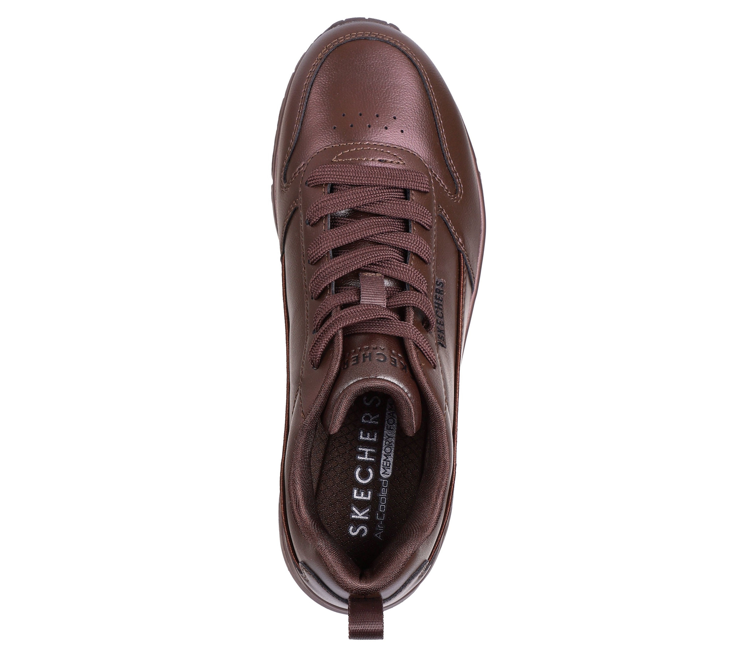 Skechers Sneakers »UNO-GALACTIC GAL«  Chaussure à lacets, basket métallique avec amorti à coussin d'air