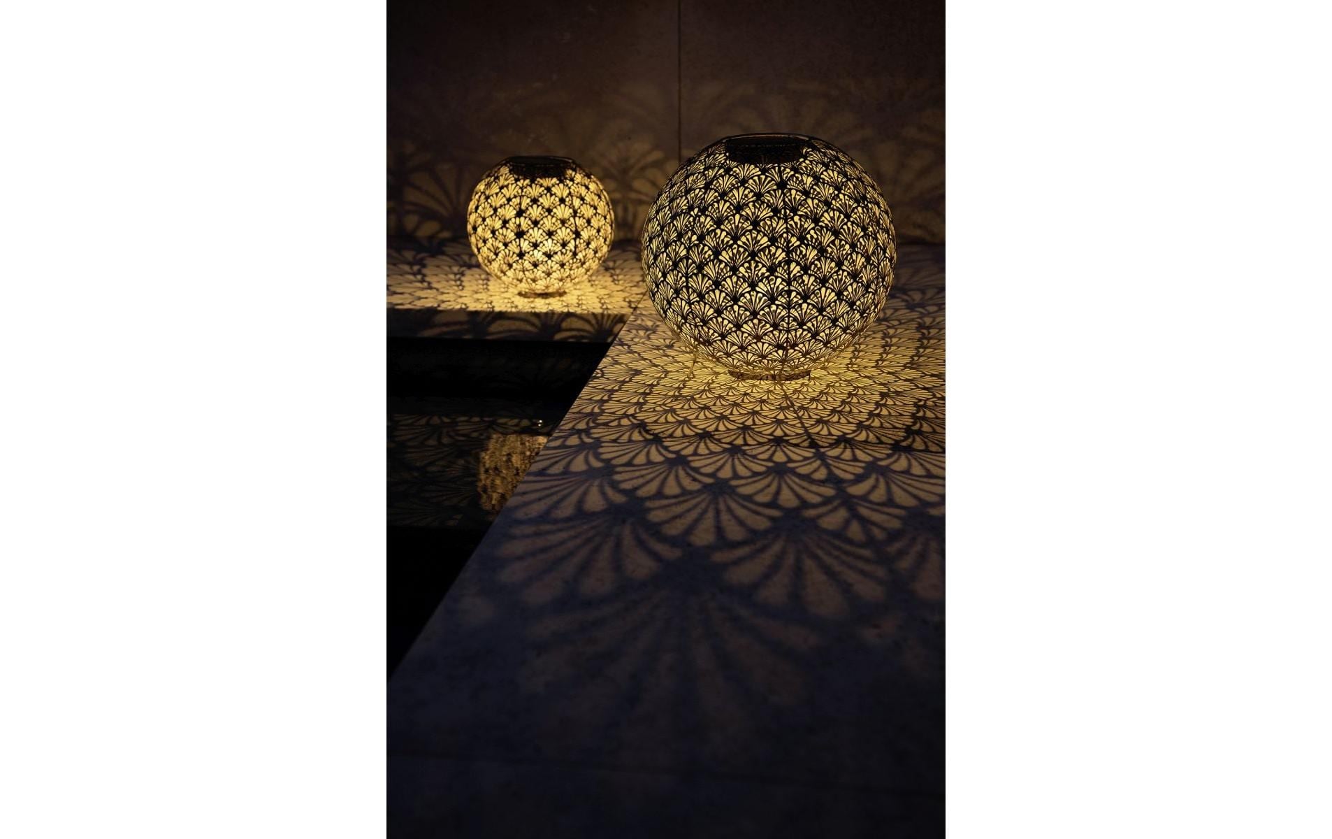 STT LED Windlicht »Solar Antic Ball« Warmweiss