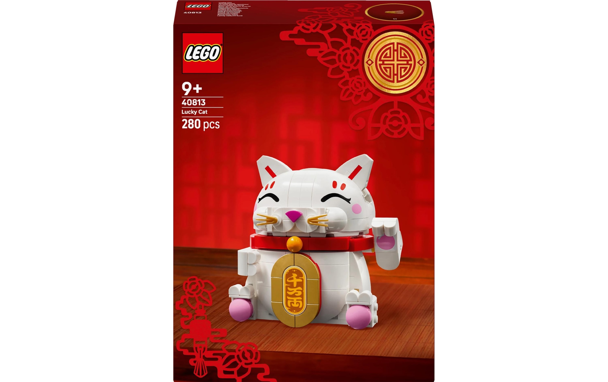 LEGO® Konstruktionsspielsteine »Glückskatze (40813), LEGO Iconic« Made in Europe