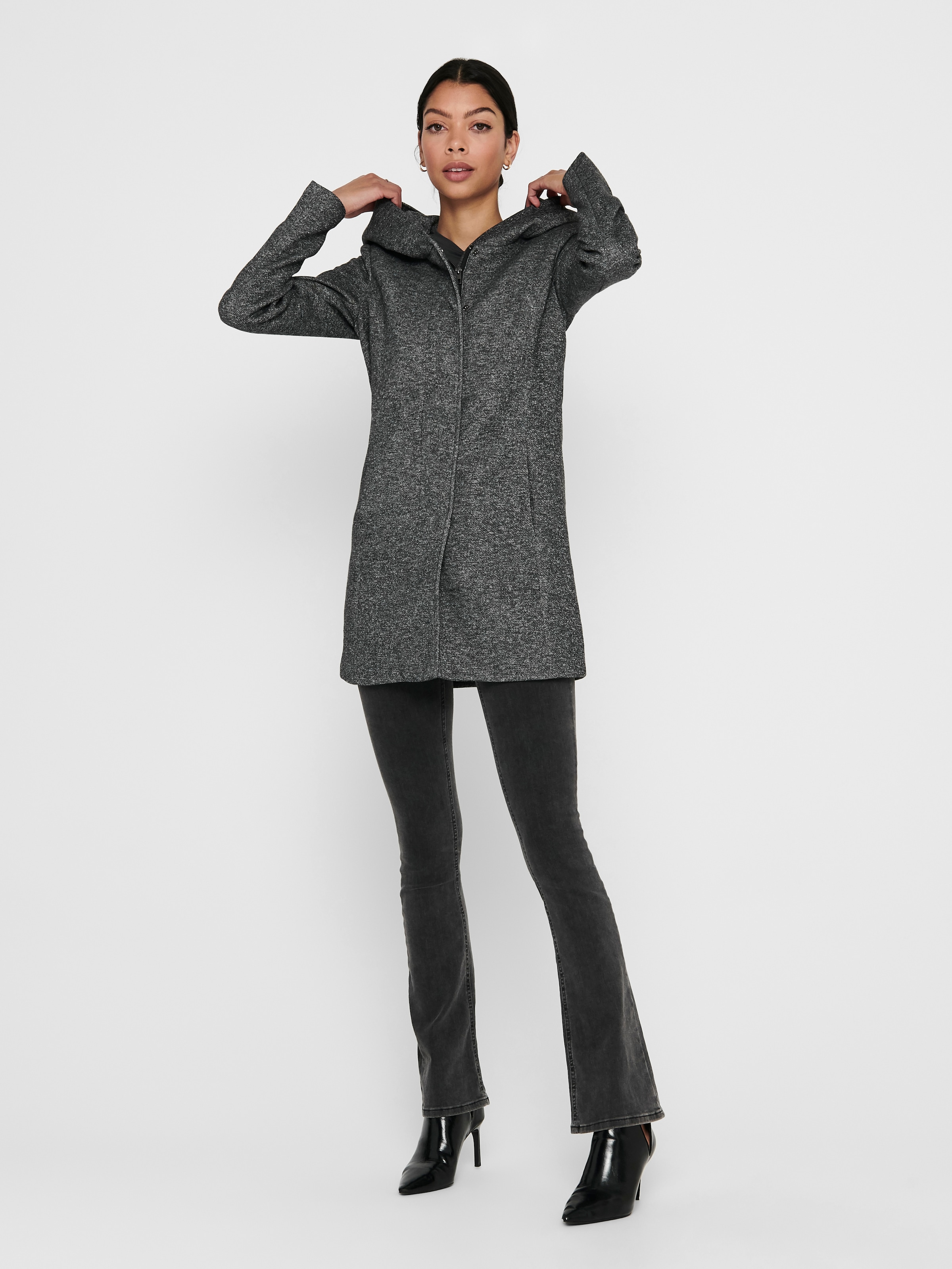 ONLY Manteau court »ONLSEDONA LIGHT COAT OTW NOOS« verdeckte Knopfleiste