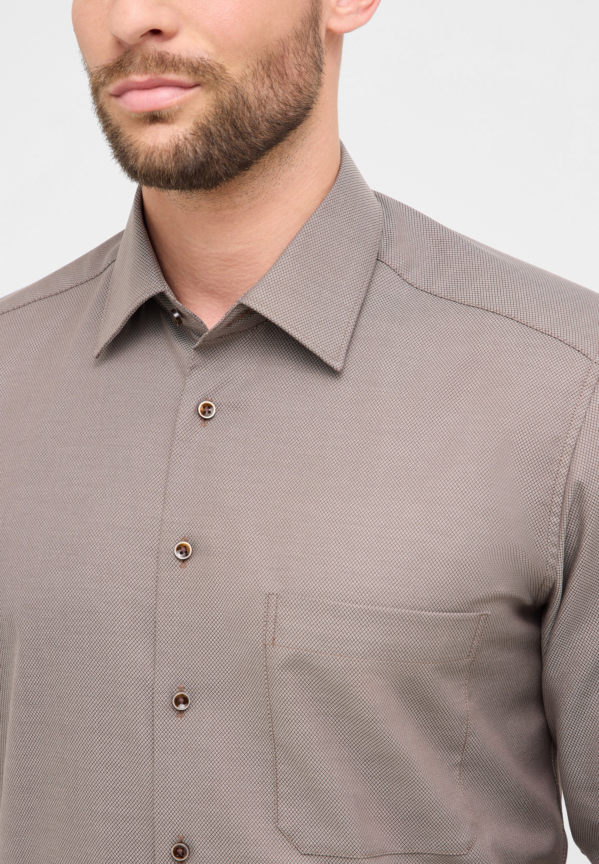 Eterna Chemise à manches longues »COMFORT FIT« NON IRON (bügelfrei)