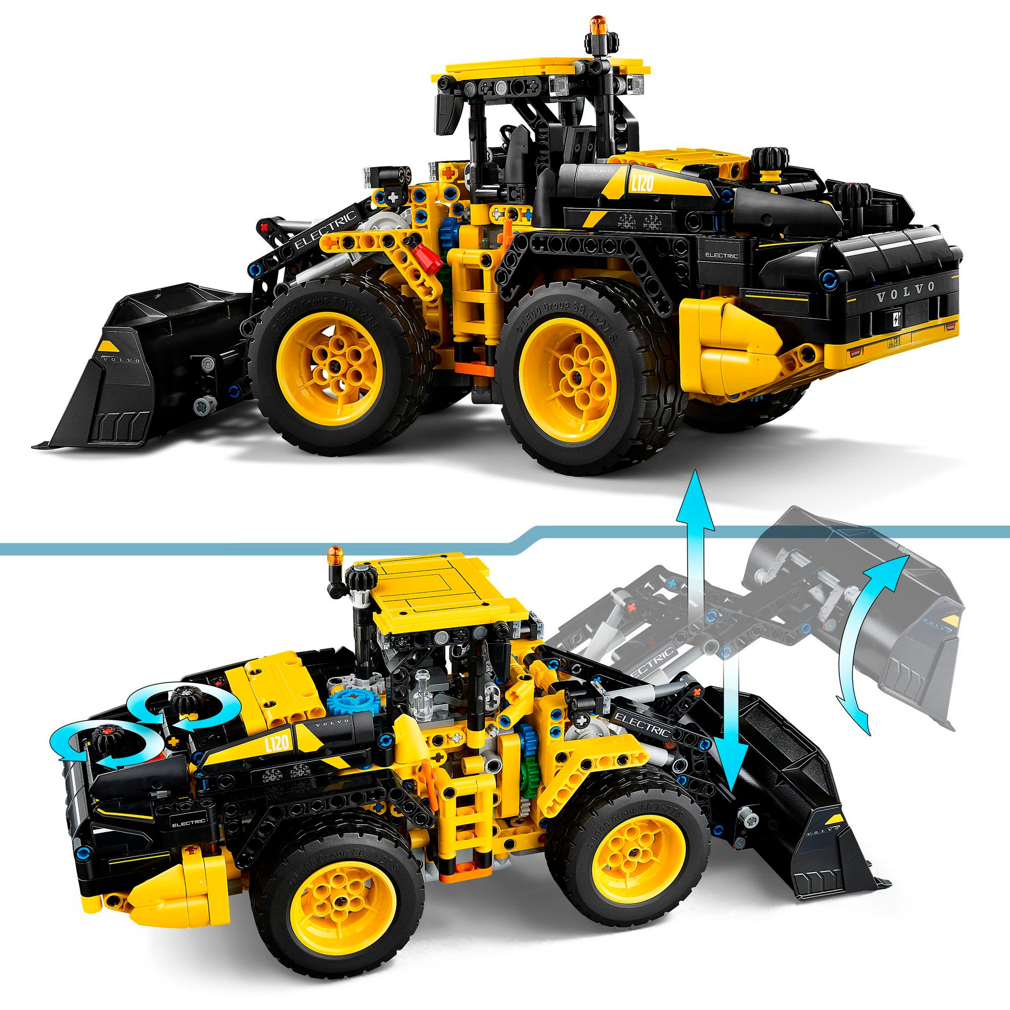 LEGO® Konstruktionsspielsteine »Volvo L120 Electric Radlader (42209), LEGO Technic« Made in Europe