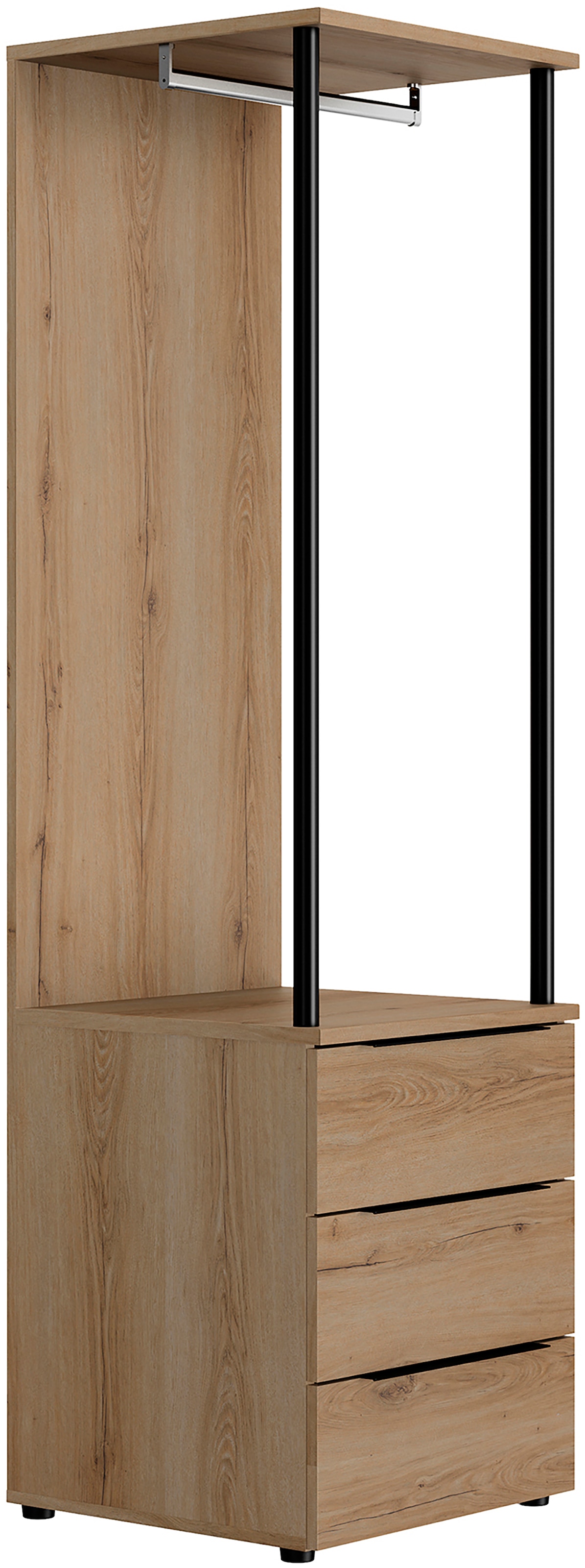 Gami Schrankmodule Multifunktional, grosszügig mit wahlweise Kleiderschrank oder Regalen