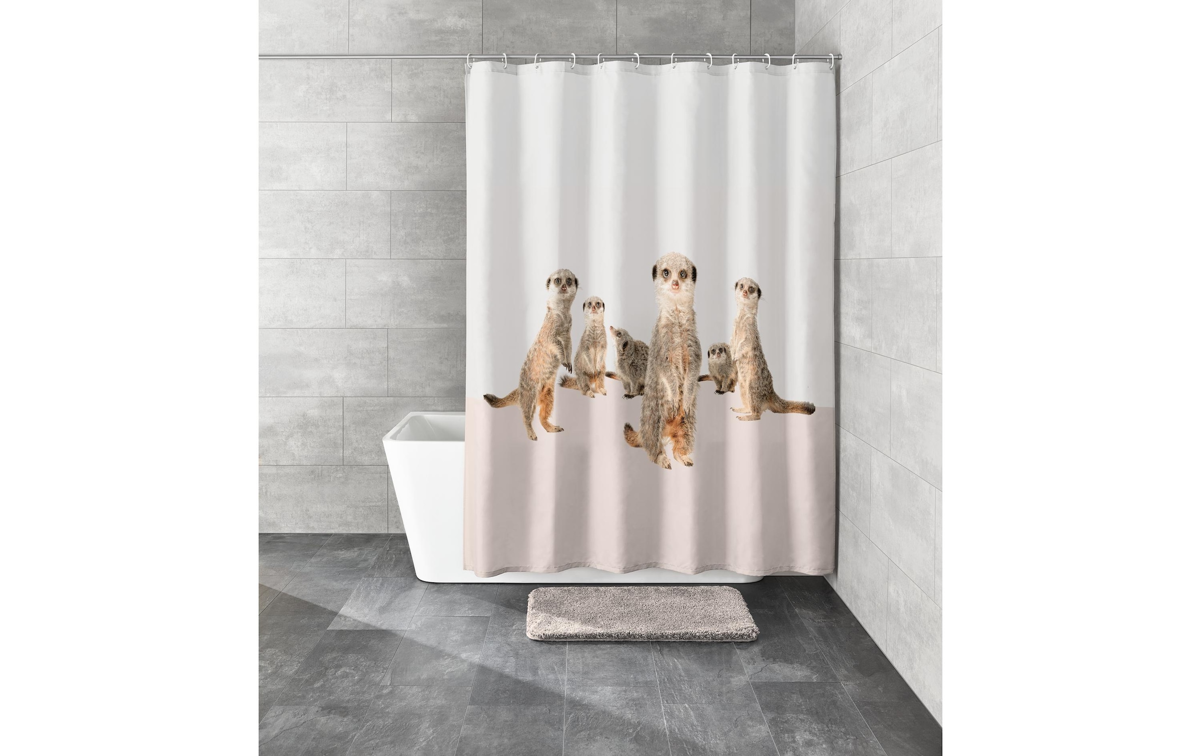 Kleine Wolke Rideau de douche »Surie« Breite 180 cm Ensemble, 