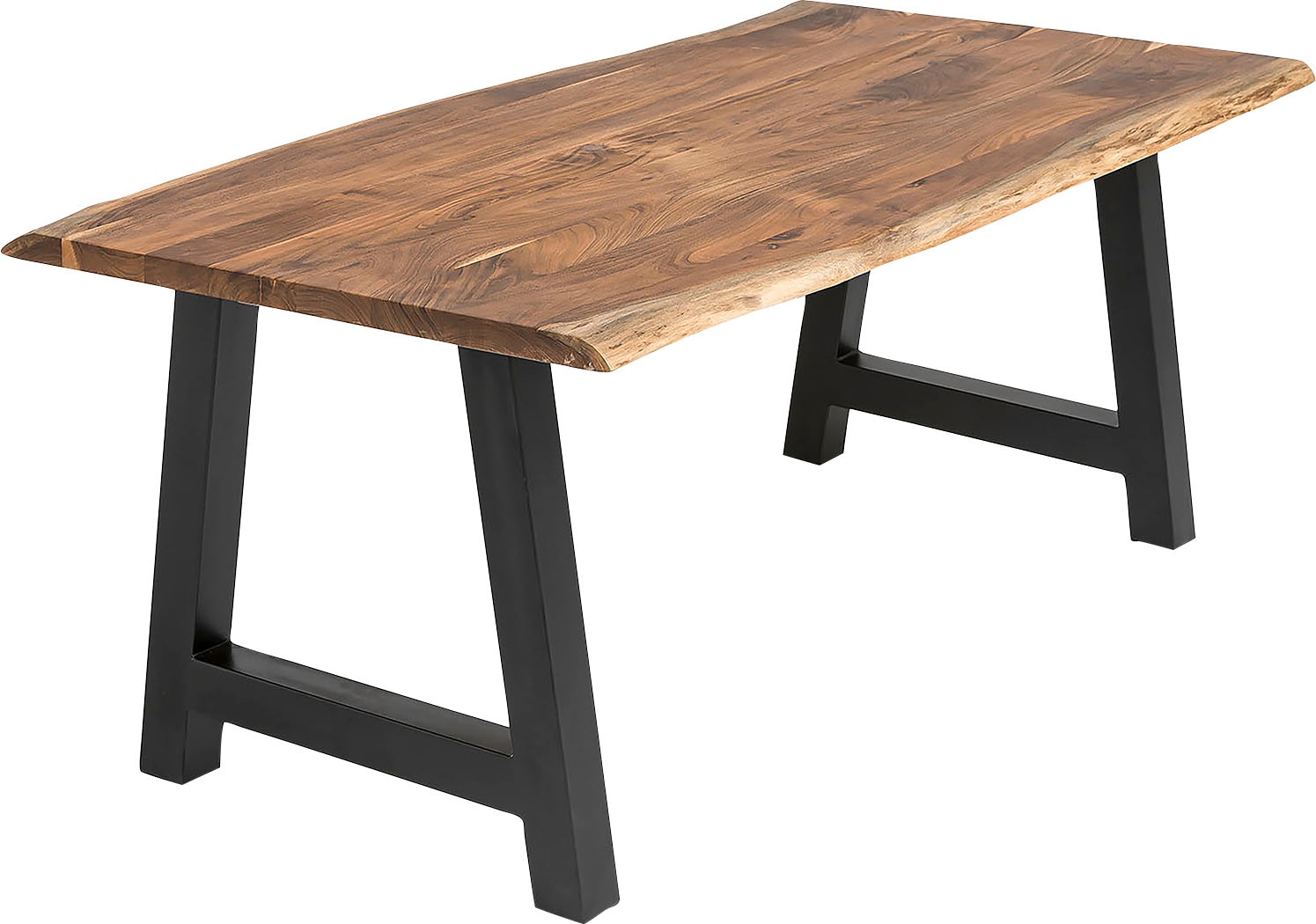 SalesFever Esstisch »Designer-Tisch für stilvolle Mahlzeiten« Zweifach gewachstes, geöltes Massivholz