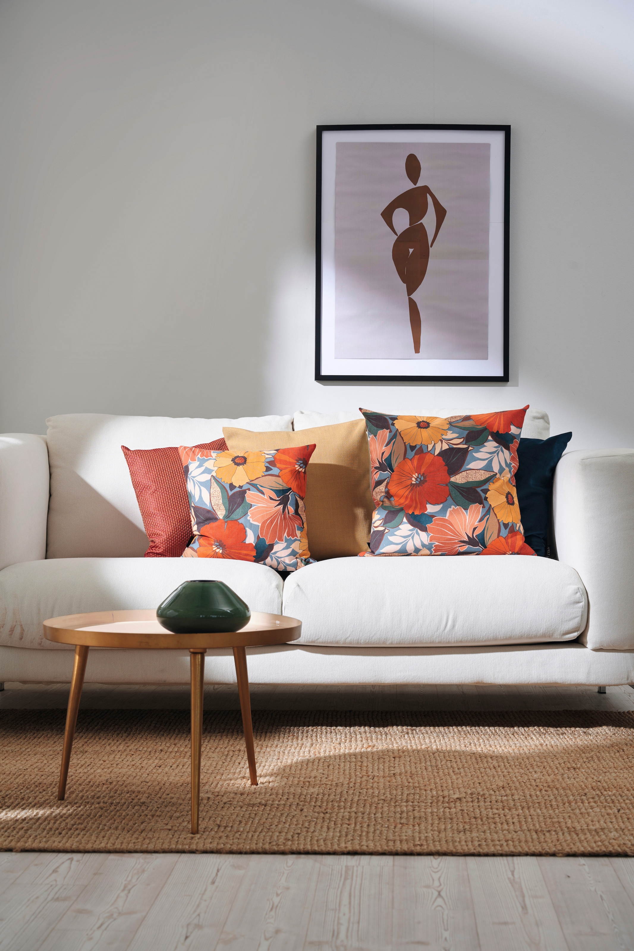 APELT Coussin décoratif »Astrid« Kissenhülle mit Füllung, 1 Stück