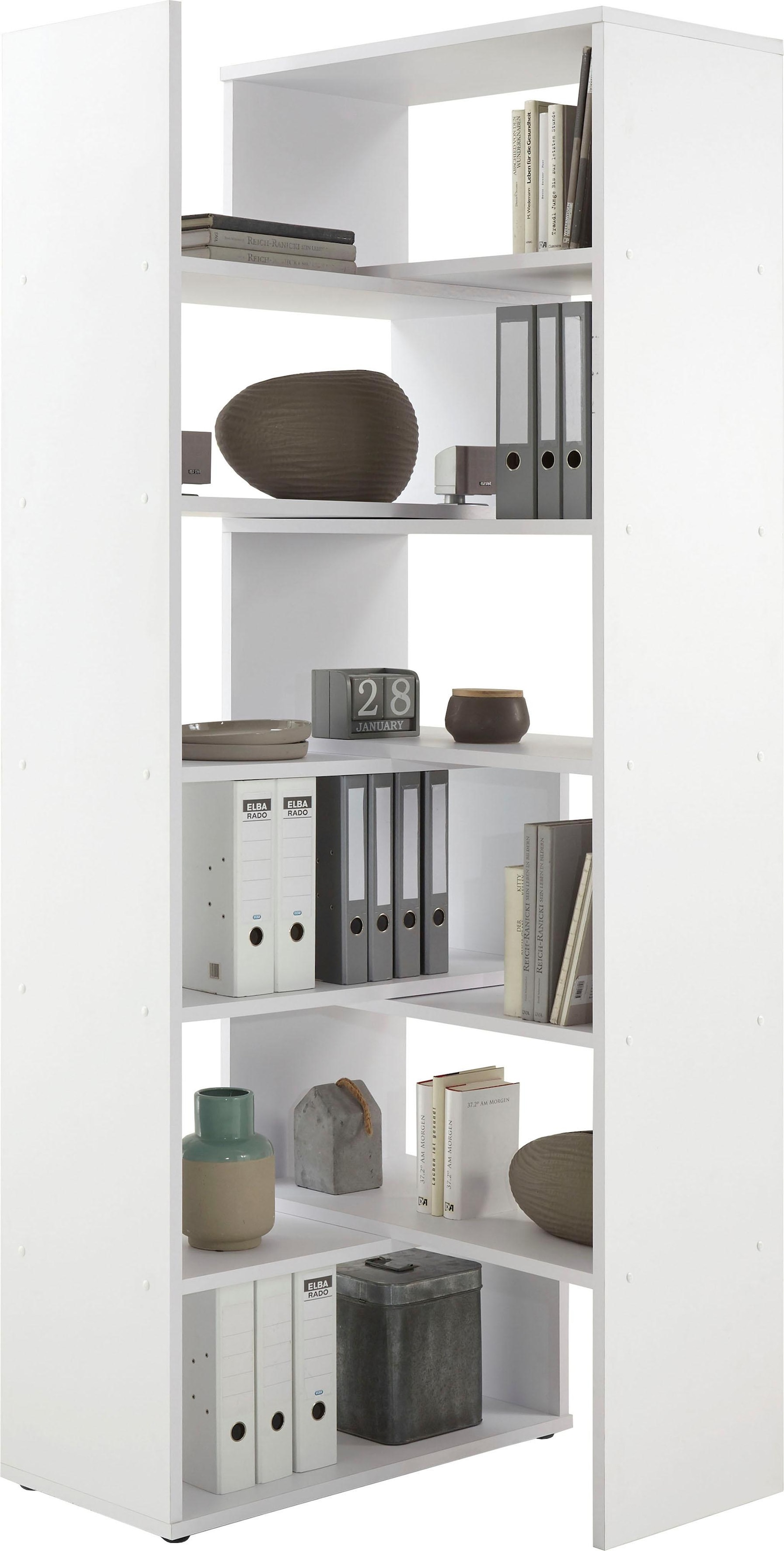 FMD Étagère d'angle »Calvi, Regal« variable aufstellbar - Ecklösung oder gerade aufstellbar