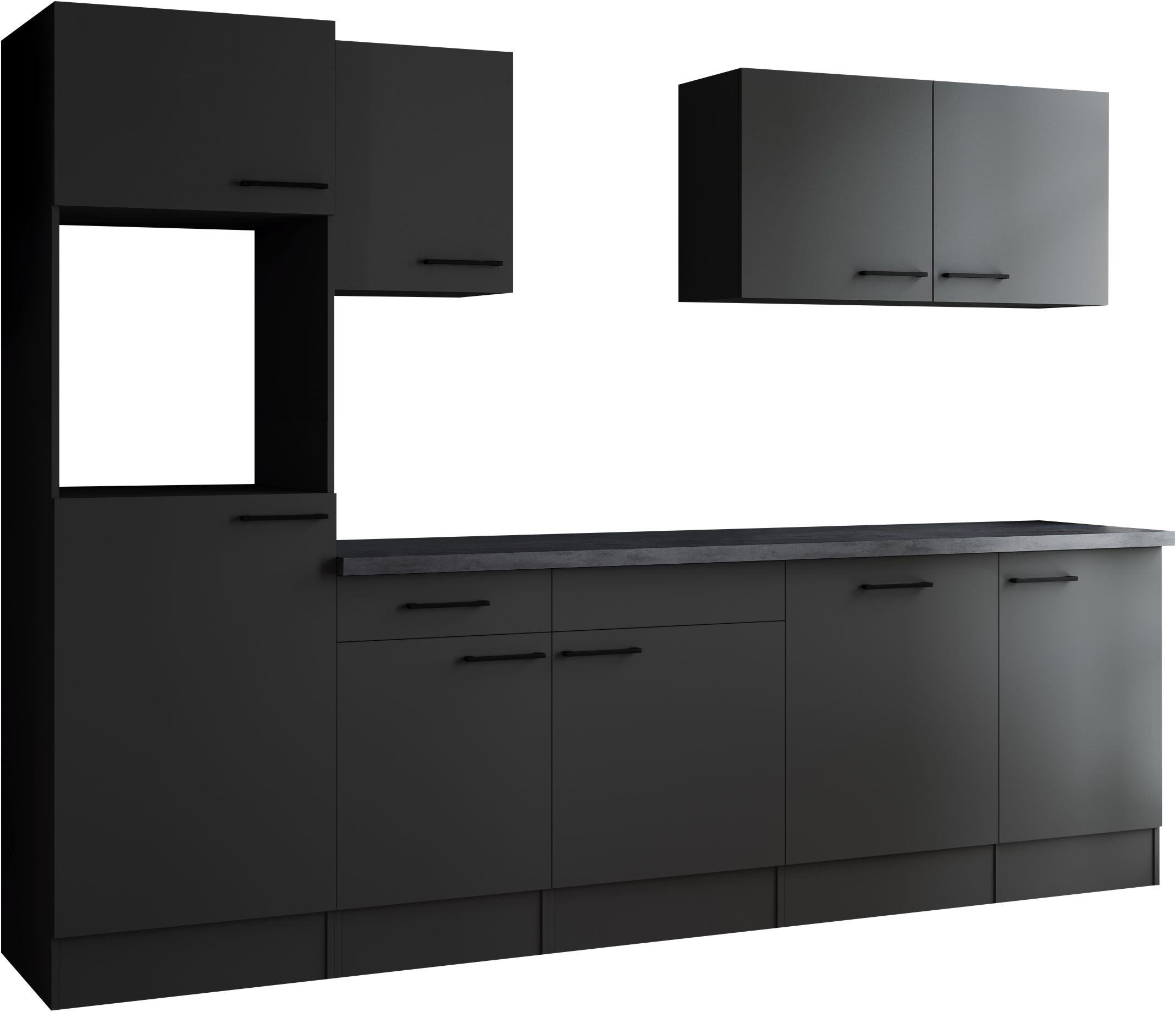 RESPEKTA Küchenzeile »Oliver« Breite 280 cm, 90 cm Arbeitshöhe, in exklusiver Konfiguration für OTTO