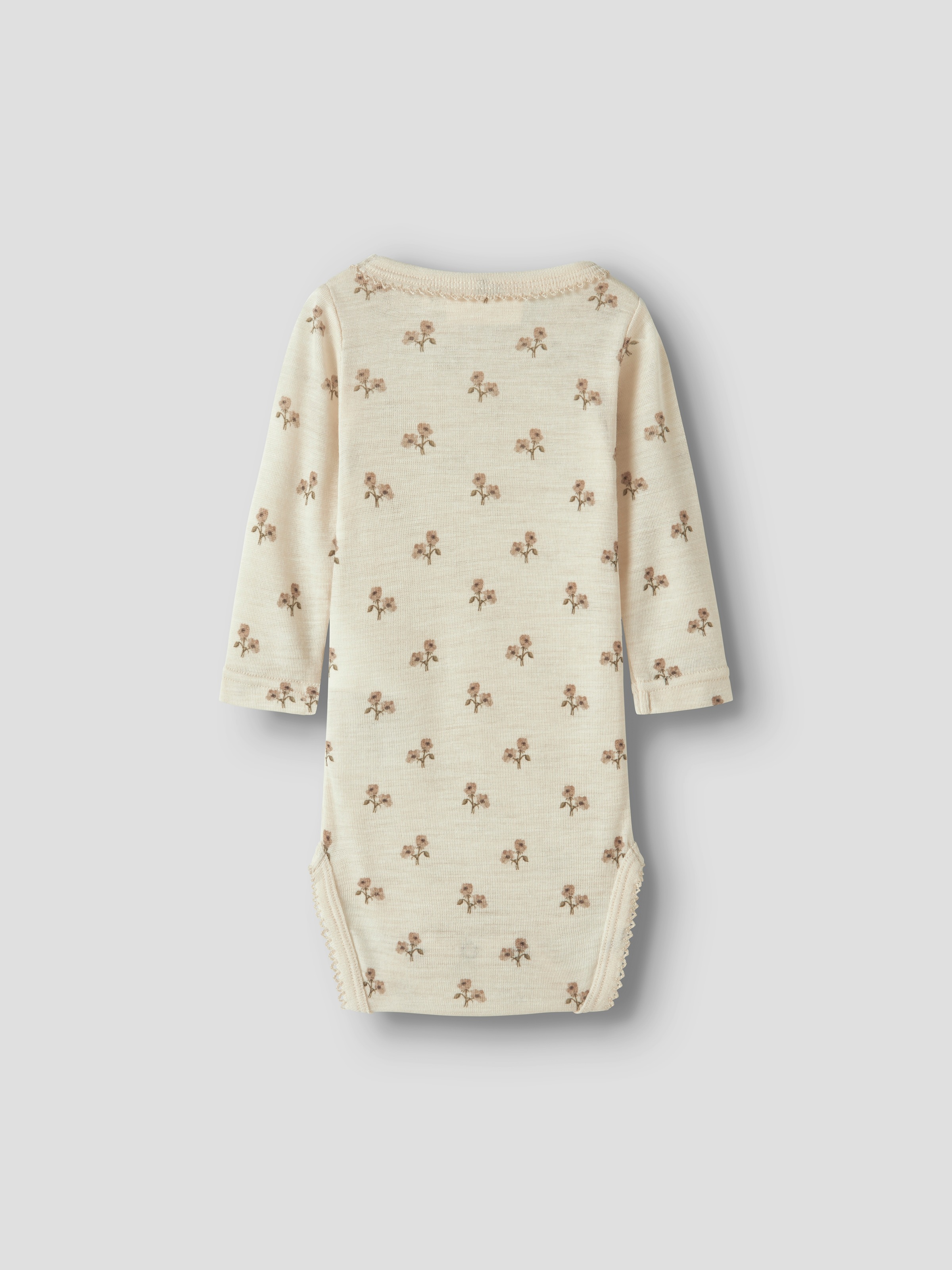 Lil' Atelier Body à manches longues »NBFNALU LS WO SLIM BODY LIL NOOS« avec une forte teneur en laine, doux et chaud