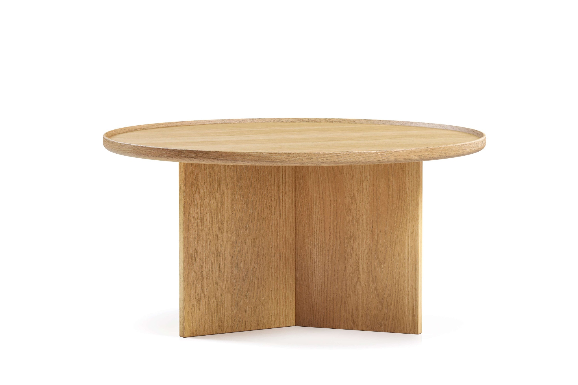 Woodman Table basse »Cala« ,  largeur 83 cm, ronde, plateau de table en chêne massif, certifié FSC®