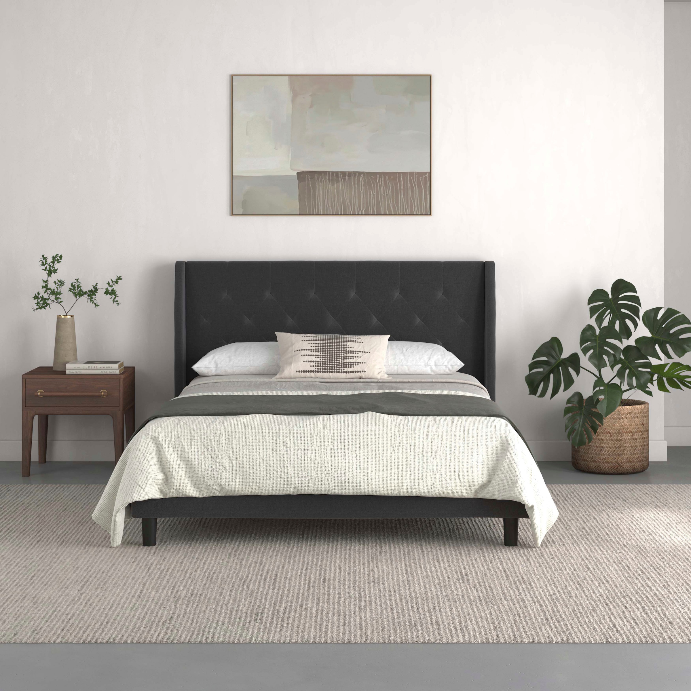 GOODproduct Polsterbett »Kempton« 1 Stk. tlg. mit Rautenheftung, gepolstert, Liegefläche 140x200 oder 180x200 cm