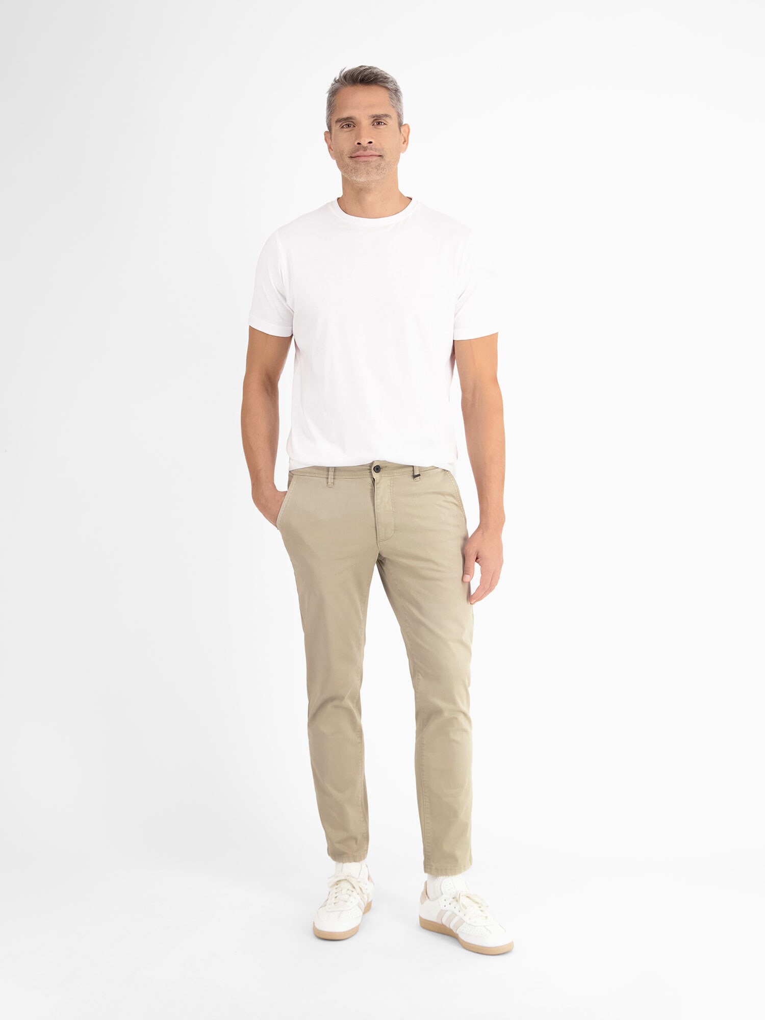 LERROS Jeans à 5 poches »LERROS Basic Chino in Strukturqualität, SLIM FIT«