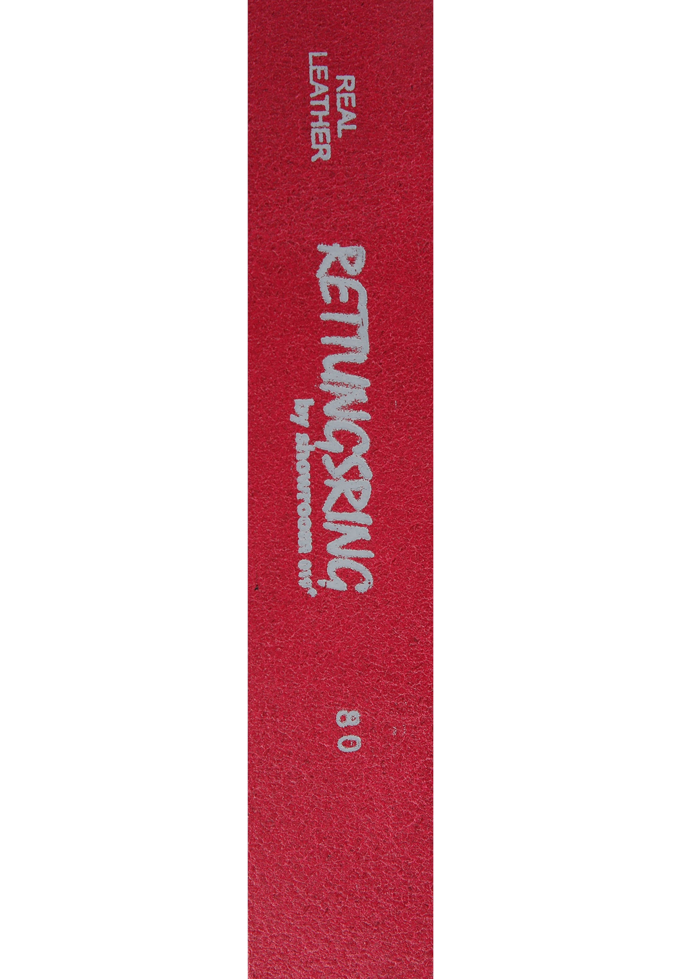 Rettungsring Gürtel Ledergürtel mit austauschbarer Schliesse »Auster Muschel Schwarz«