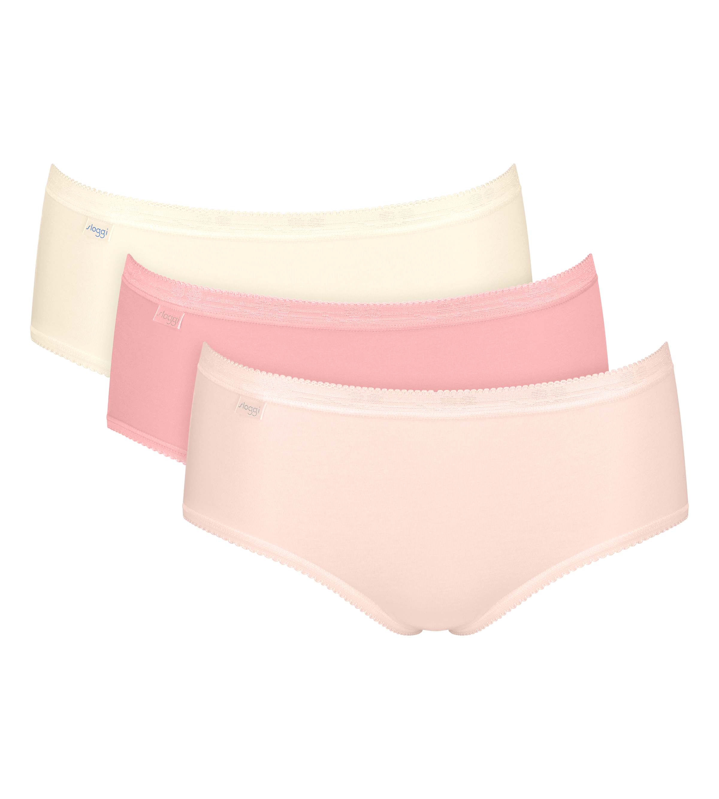 sloggi Midislip »Basic+ Midi C3P« 3er Pack,  perfekter Sitz