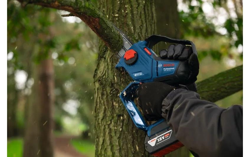 Bosch Professional Tronçonneuse à batterie »Mini » GKE 18V-15«« BxLxH: 28x51x11 cm,  ohne Akku, ohne Ladegerät