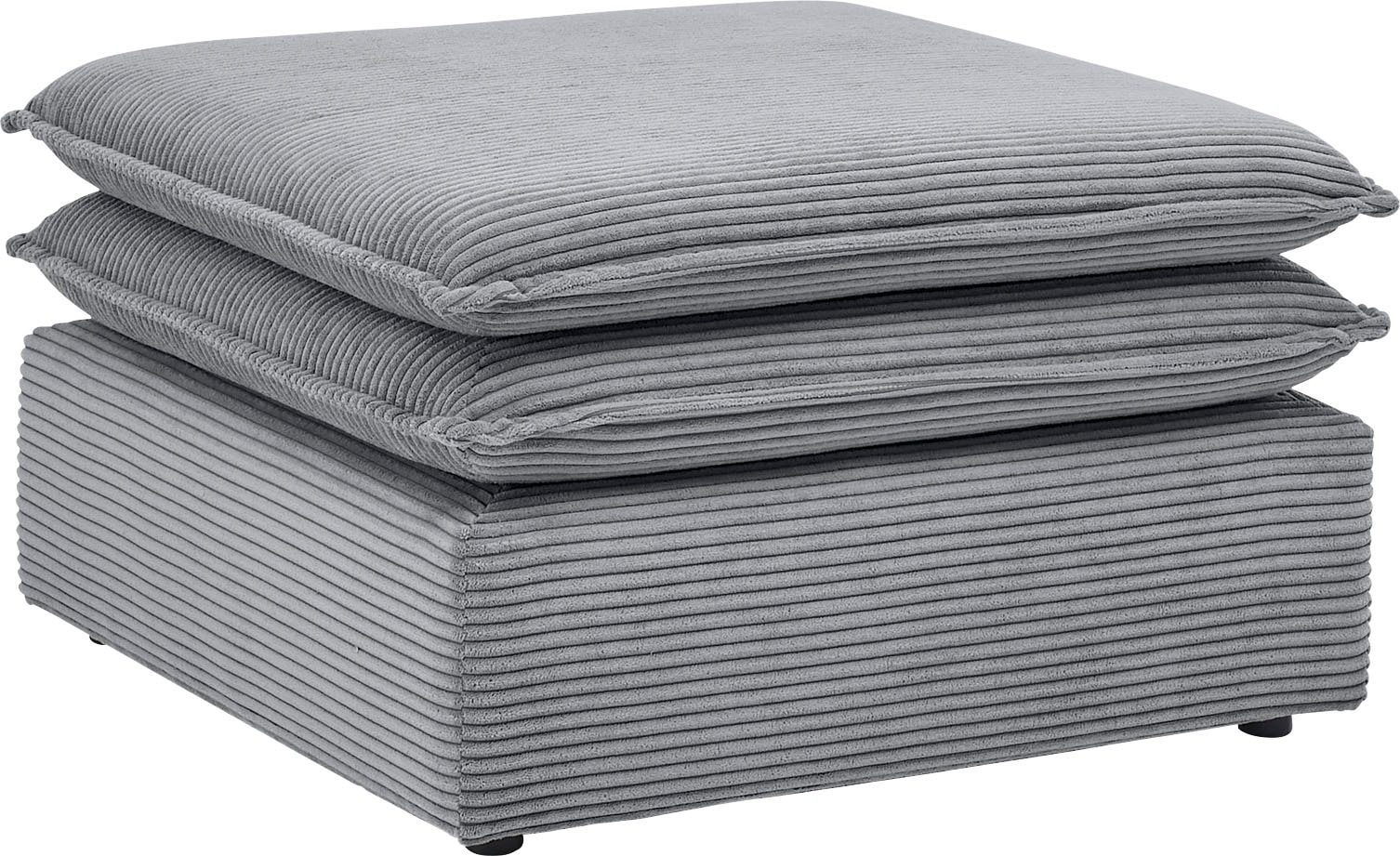 Home affaire Tabouret »PIAGGE« Hochwertiger Cord, passend zum Sessel