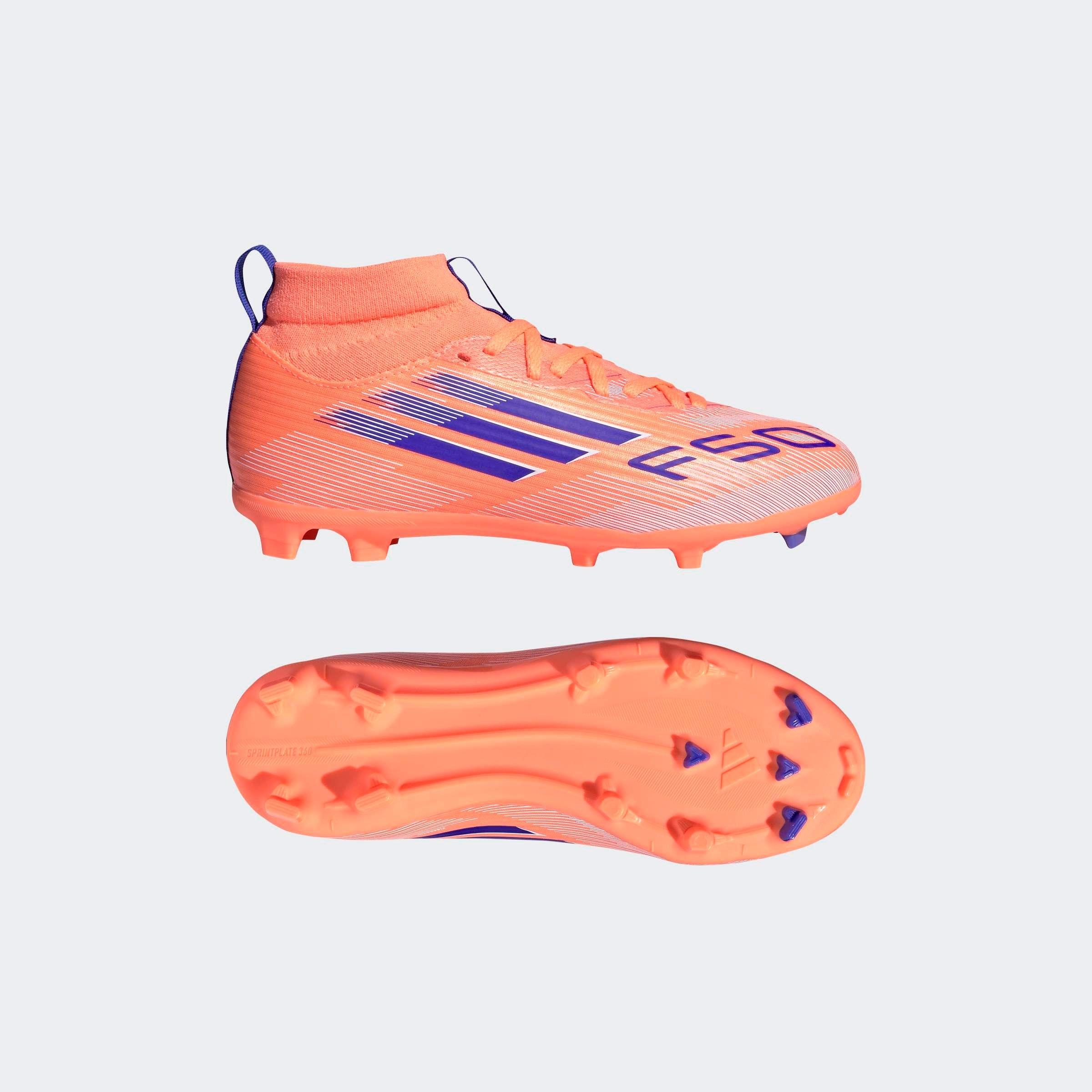 adidas Performance Chaussure de football »F50 LEAGUE KUNSTRASEN NEUERER GENERATION, HART- UND ASCHENPLÄTZE  KIND«  geeignet für Rasen- und Kunstrasenplätze, für Kinder & Jugendliche