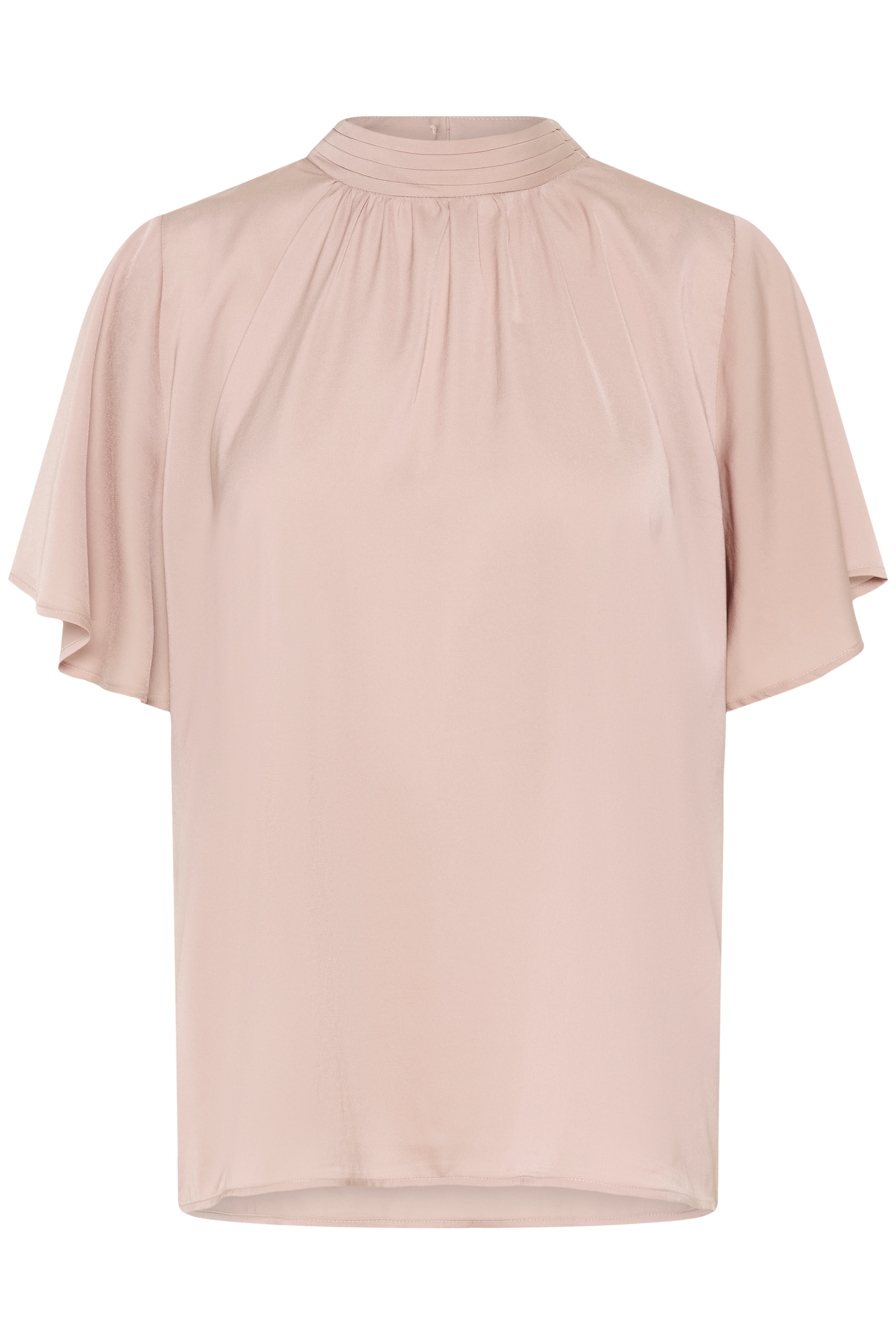 Saint Tropez Blouse à manches courtes »AileenSZ Flared Blouse« Kunstfaser, Regular fit