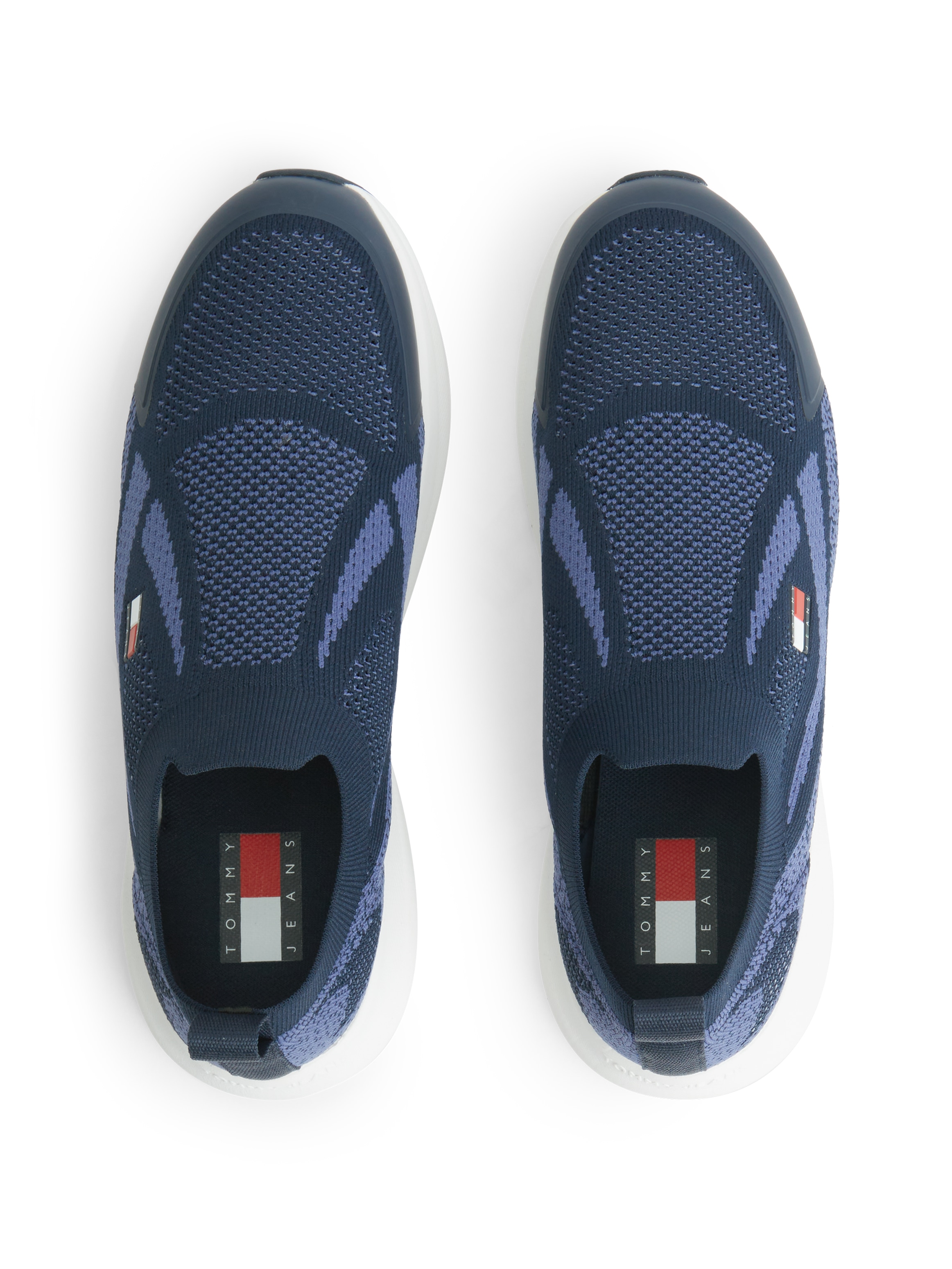 Tommy Jeans Baskets slip-on »TJM KNITTED RUNNER«  Slipper, Halbschuh, Schlupfschuh mit Kontrastbesätzen