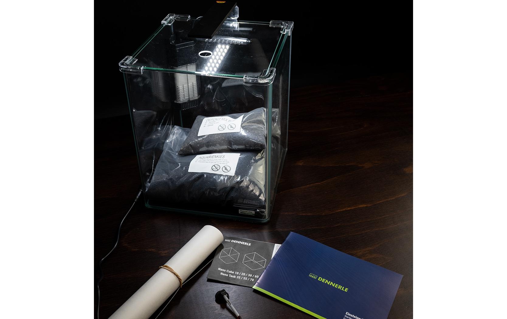 DENNERLE Set aquarium »Nano Cube Complete, 20 l« Mini Aquarium Komplettset