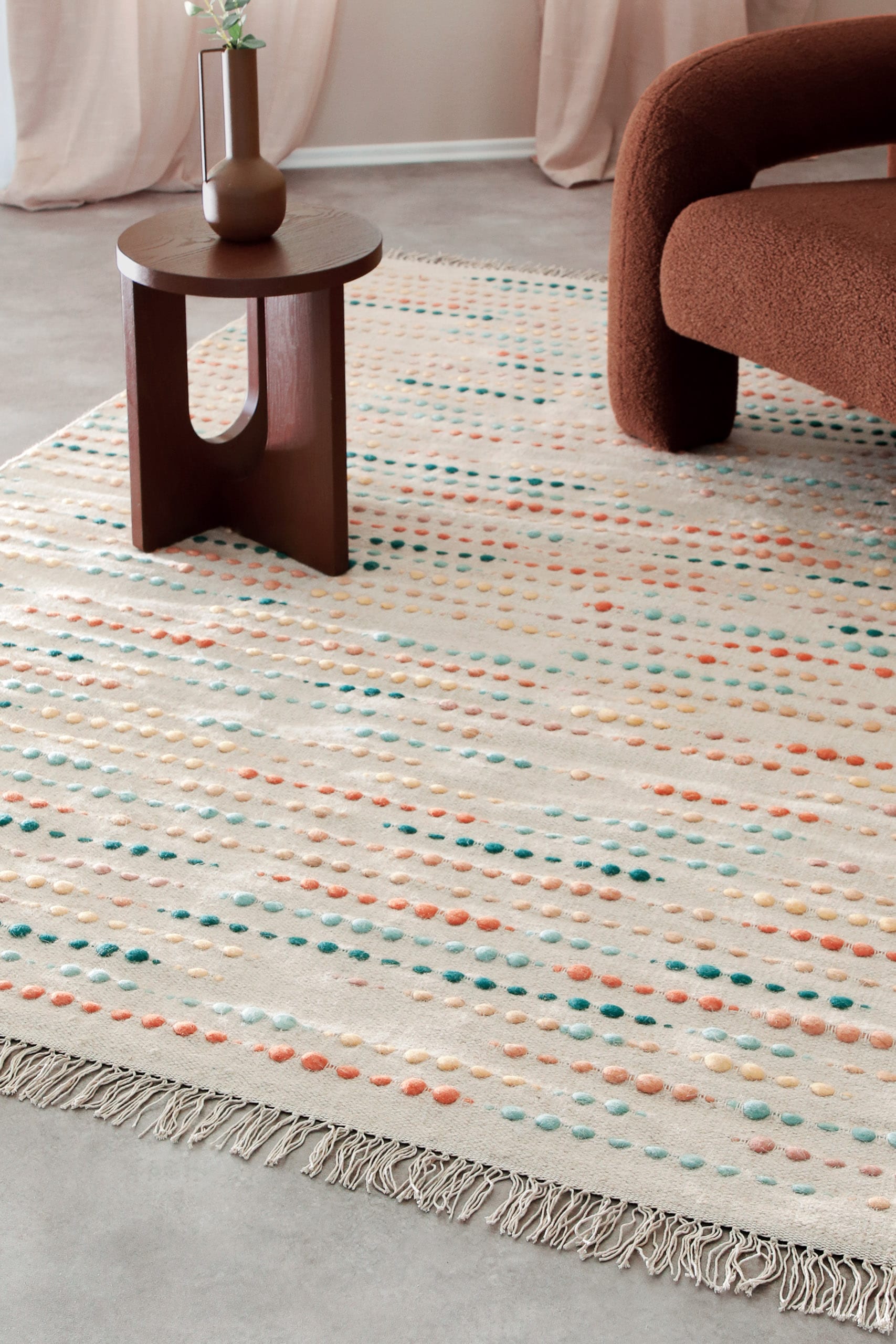 Wecon home Tapis »Maddie« Rectangulaire 11 mm Höhe handgewebt, robust, strapazierfähig, skandinavisch, Naturfaser