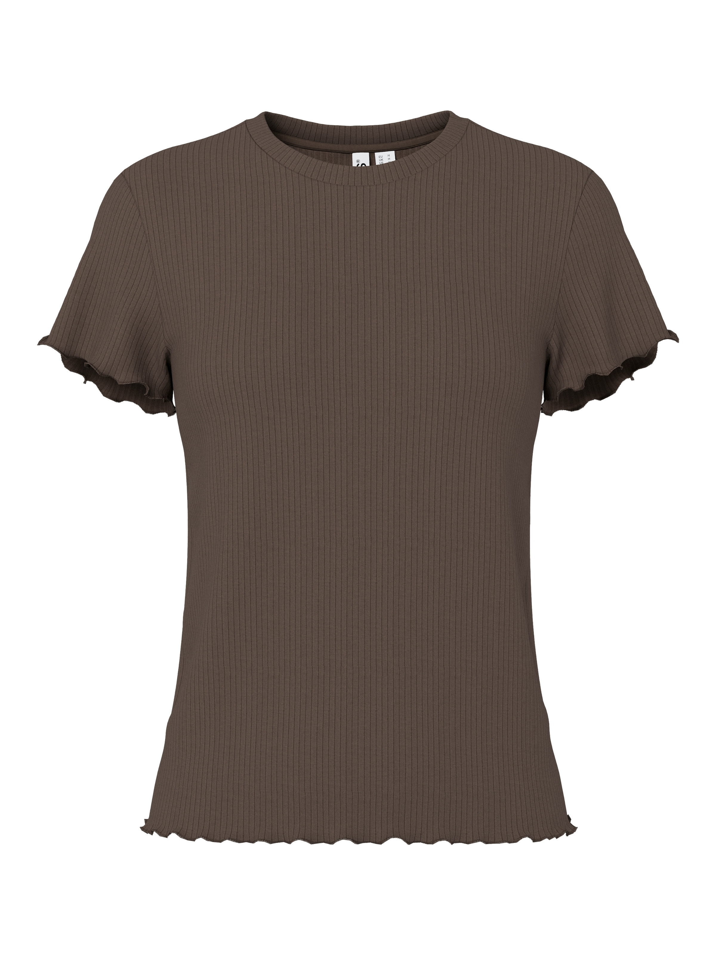 pieces T-shirt à manches courtes »PCNICCA SS O-NECK  TOP KAC BFD« mélange de viscose, coupe slim